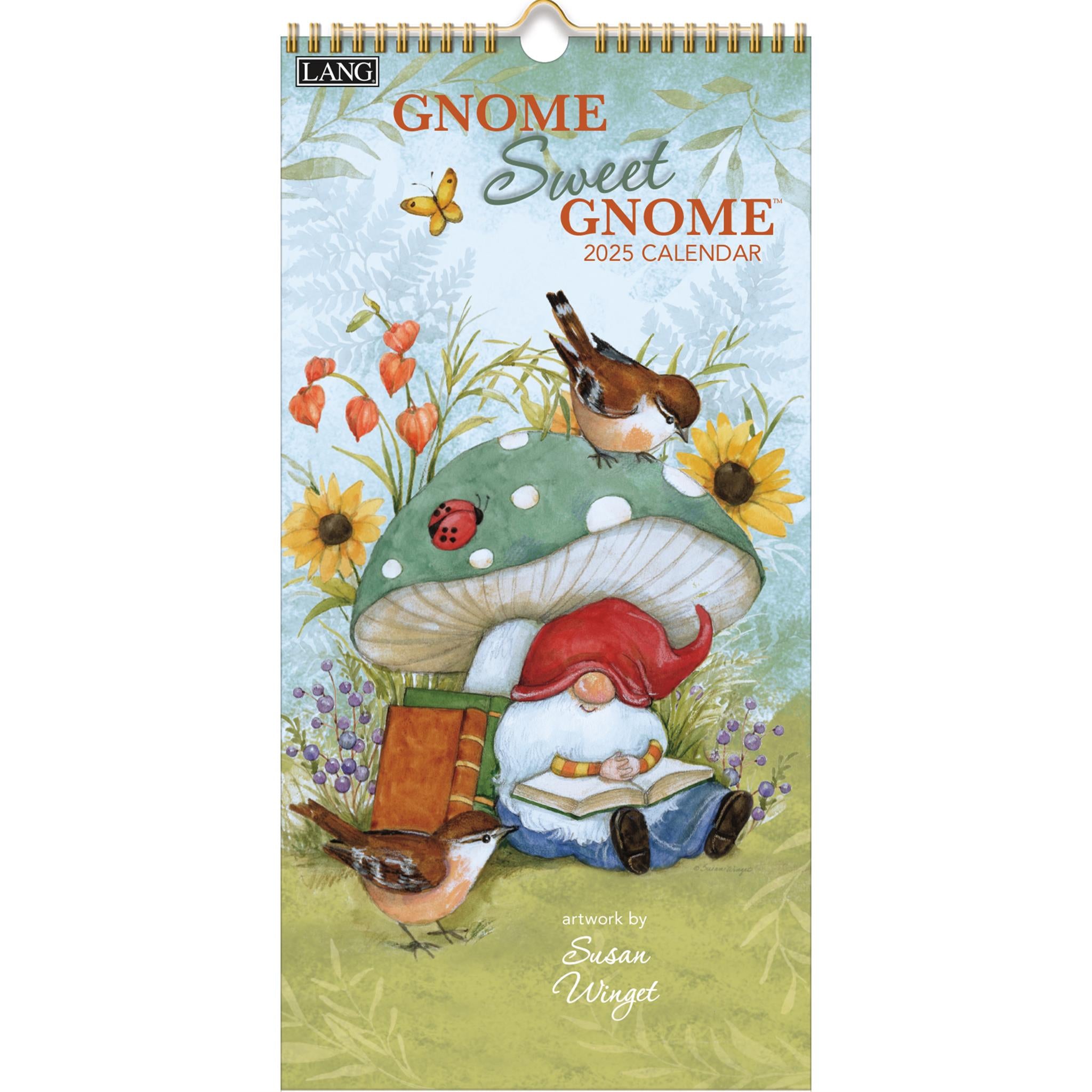 Gnome Sweet Gnome Slim 2025 Calendar product image | Calendar Club Canada