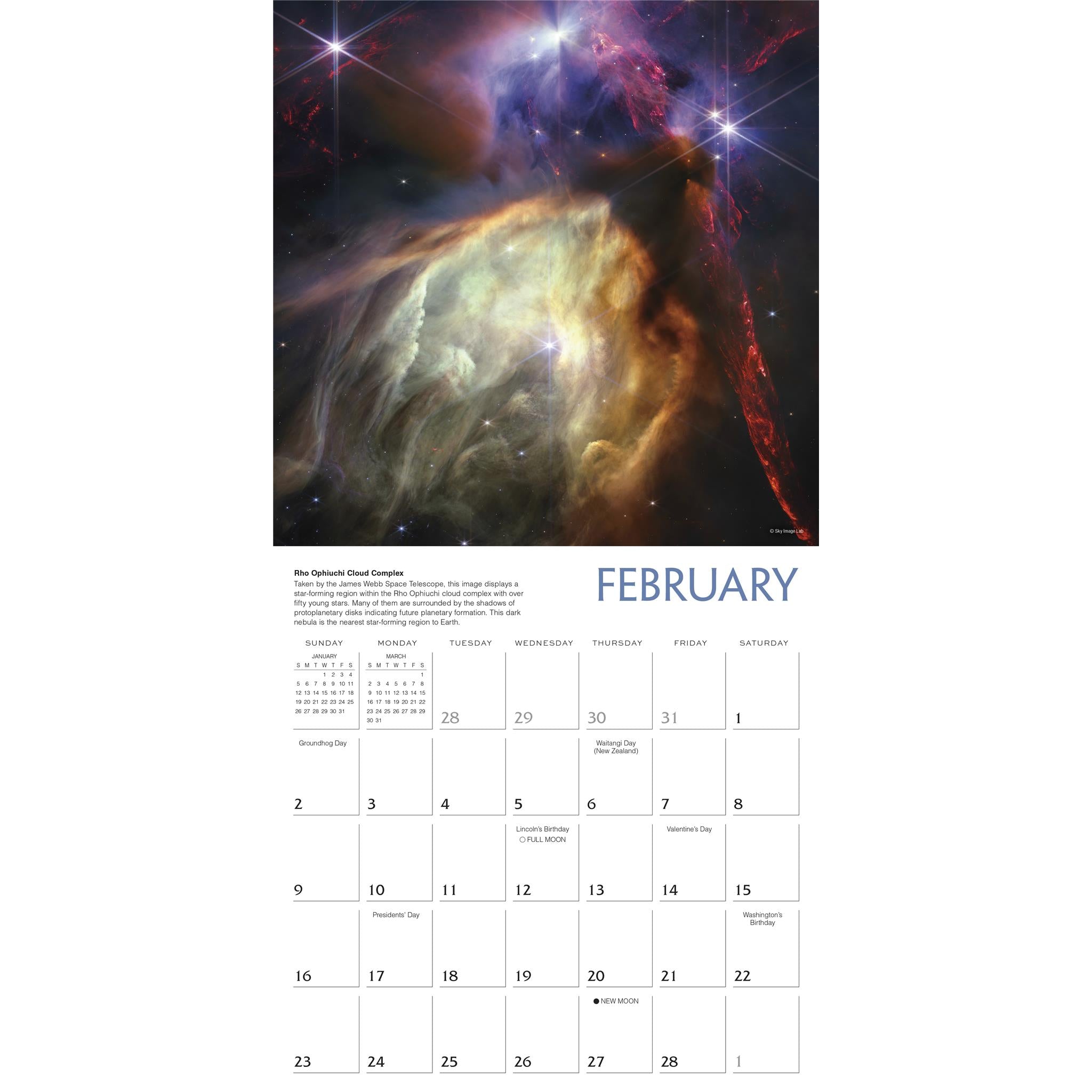 Destination Space Wall 2025 Calendar - Online Exclusive