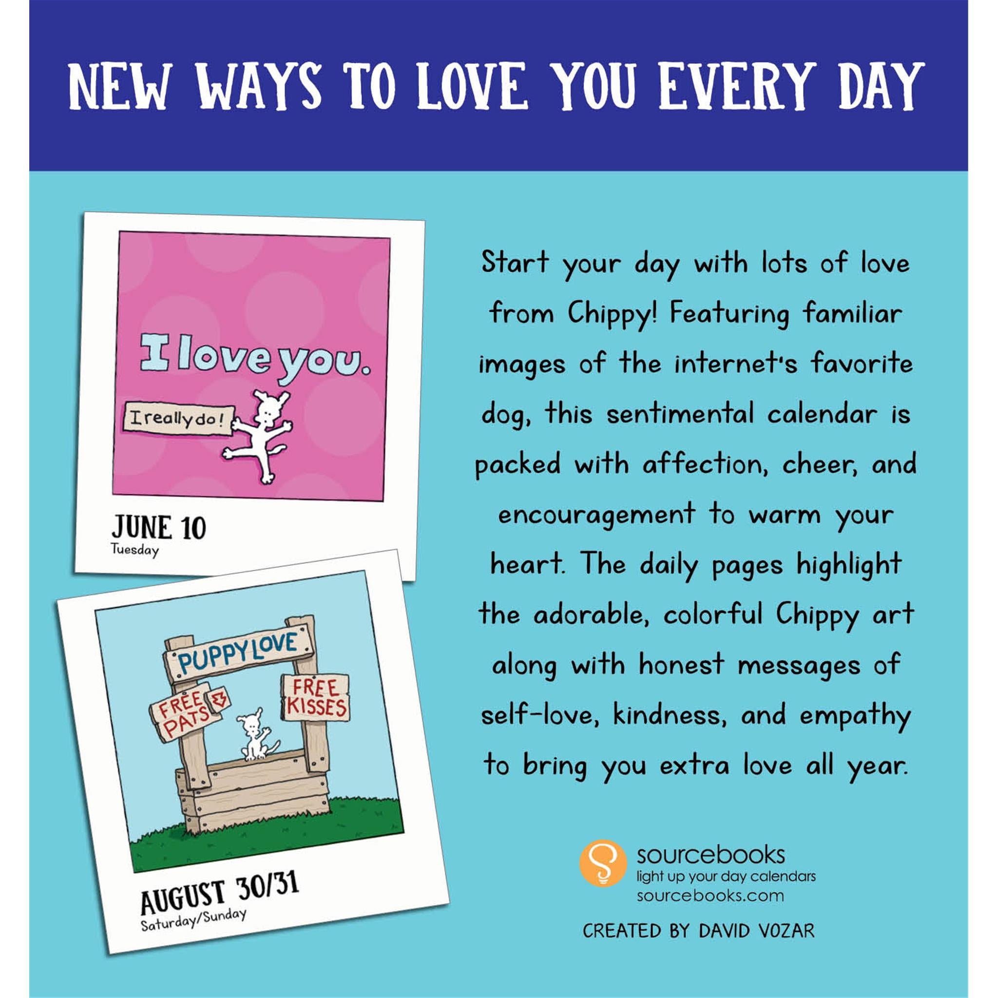 Love Notes From Chippy Box 2025 Calendar - Online Exclusive