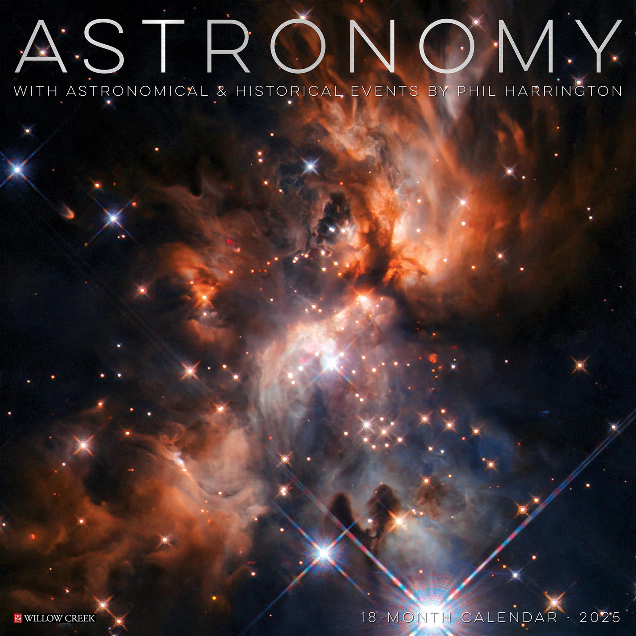 Astronomy Wall 2025 Calendar