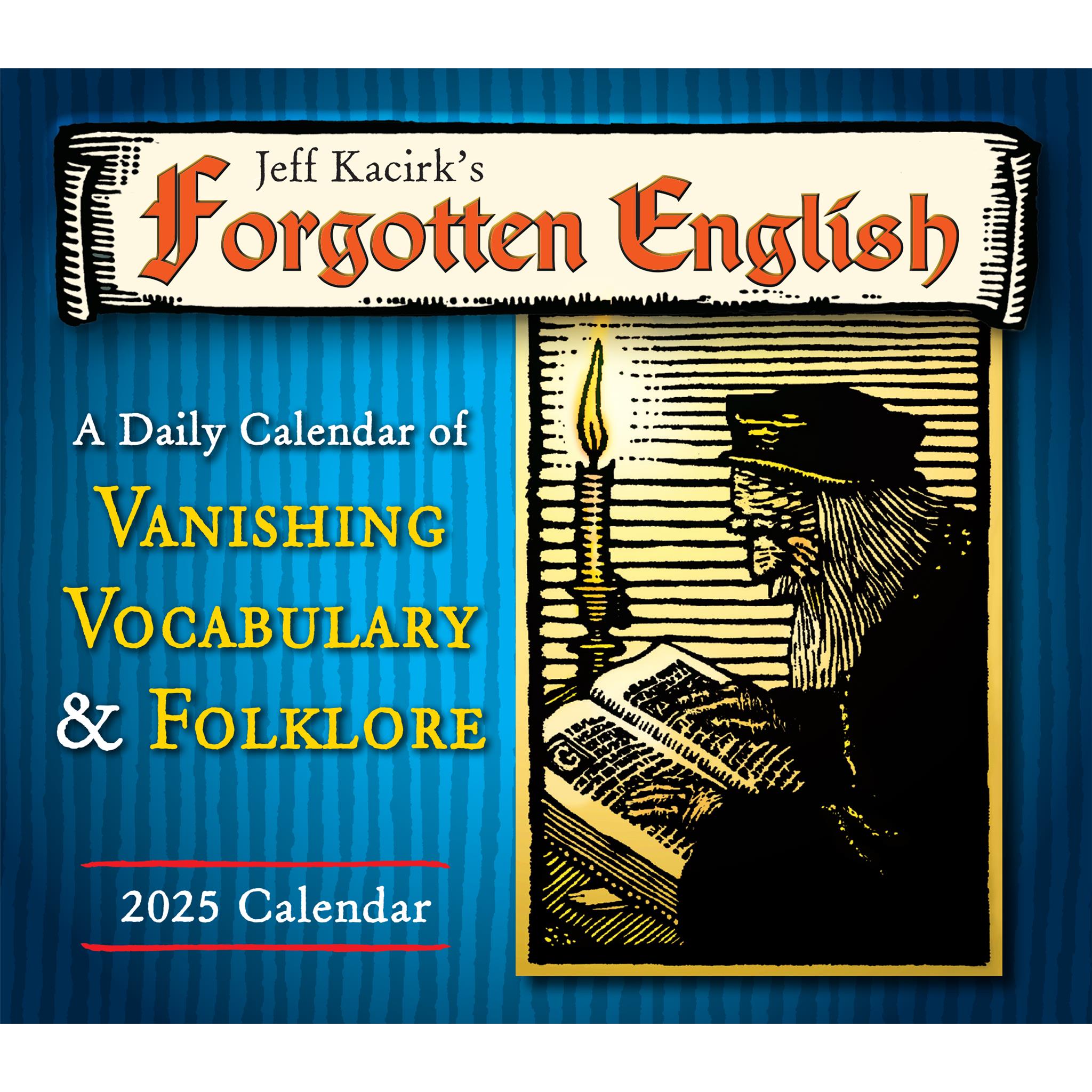 Forgotten English Box 2025 Calendar