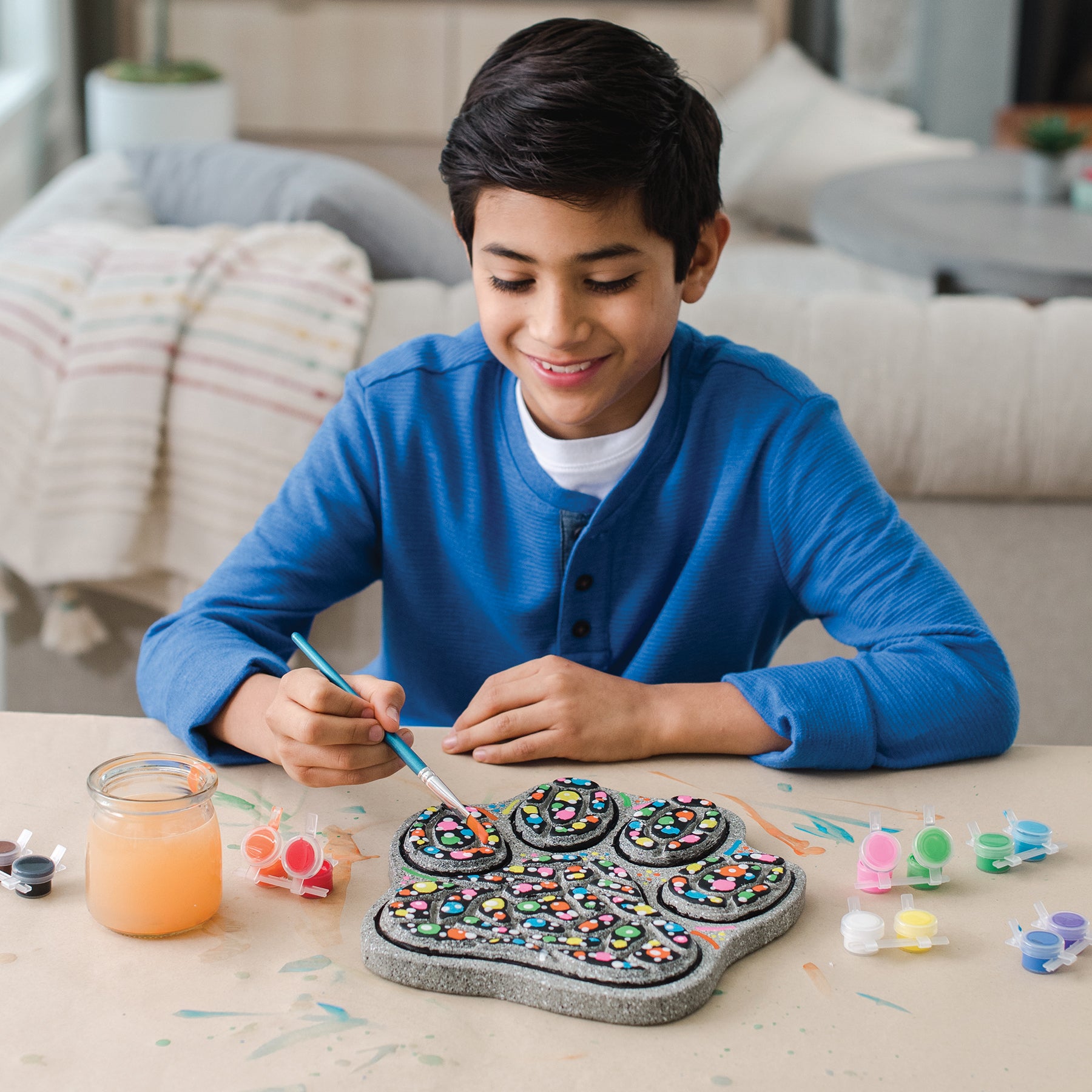 Paint Your Own Stepping Stone - Paw Print