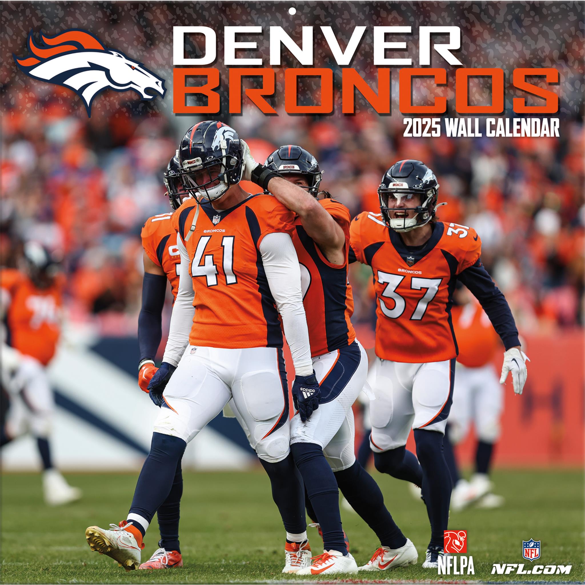 NFL Denver Broncos Wall 2025 Calendar - Online Exclusive