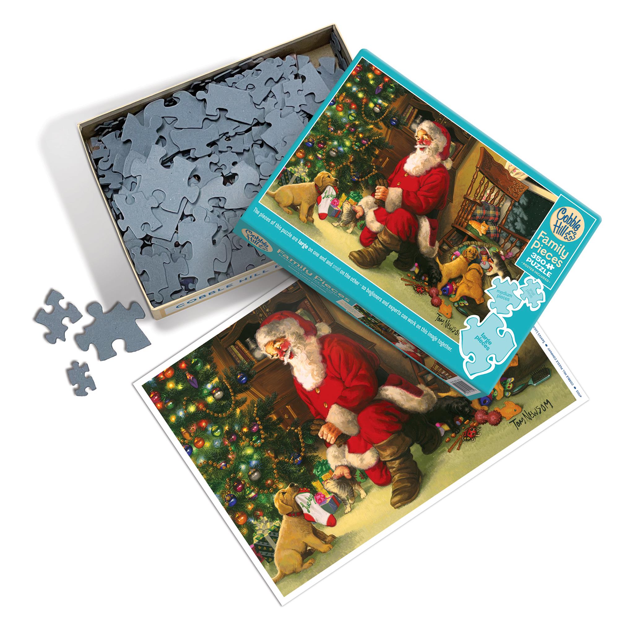 Santa's Lucky Stockings 350 Piece Puzzle Cobble Hill