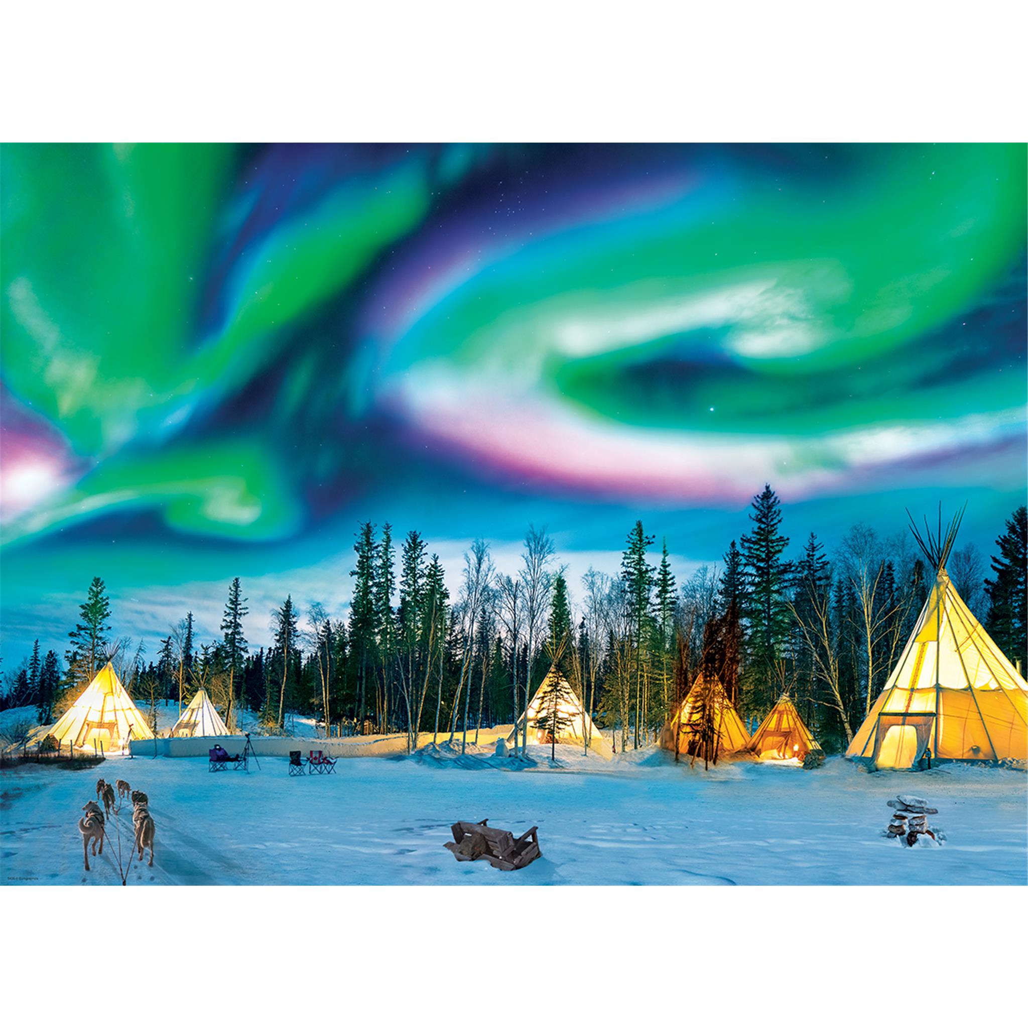 Northern Lights Yellowknife Nature 1000 Piece Puzzle