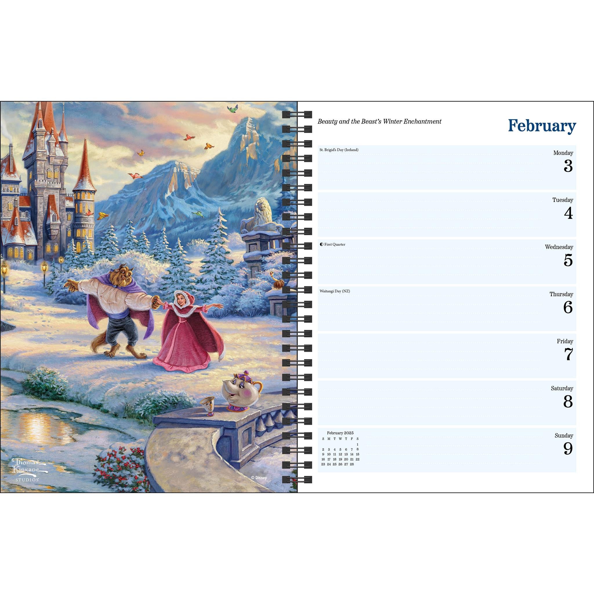 Kinkade Disney Dreams Collection Engagement 2025 Calendar