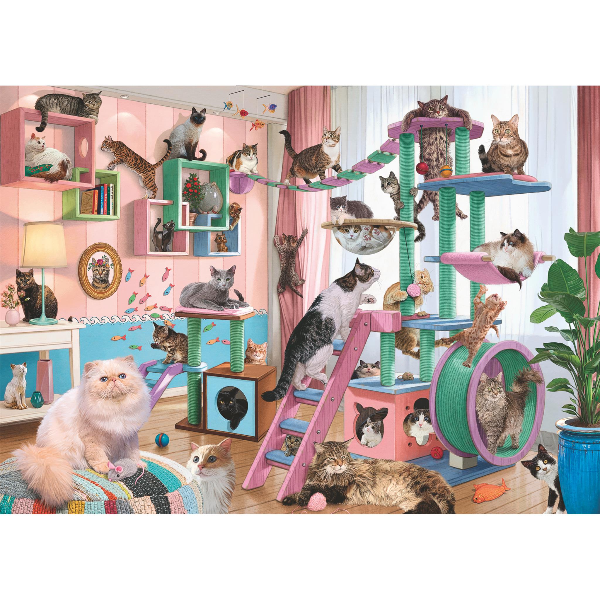 Cat Tree Heaven 1000 Piece Puzzle Ravensburger