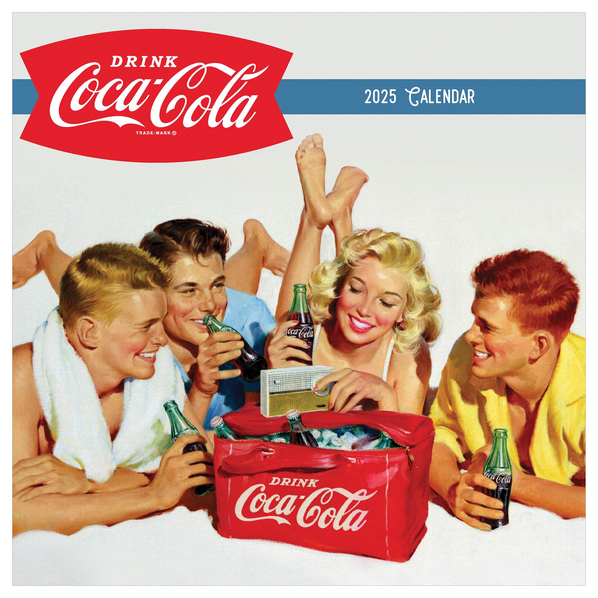 Coca Cola Vintage Nostalgia Wall 2025 Calendar - Online Exclusive