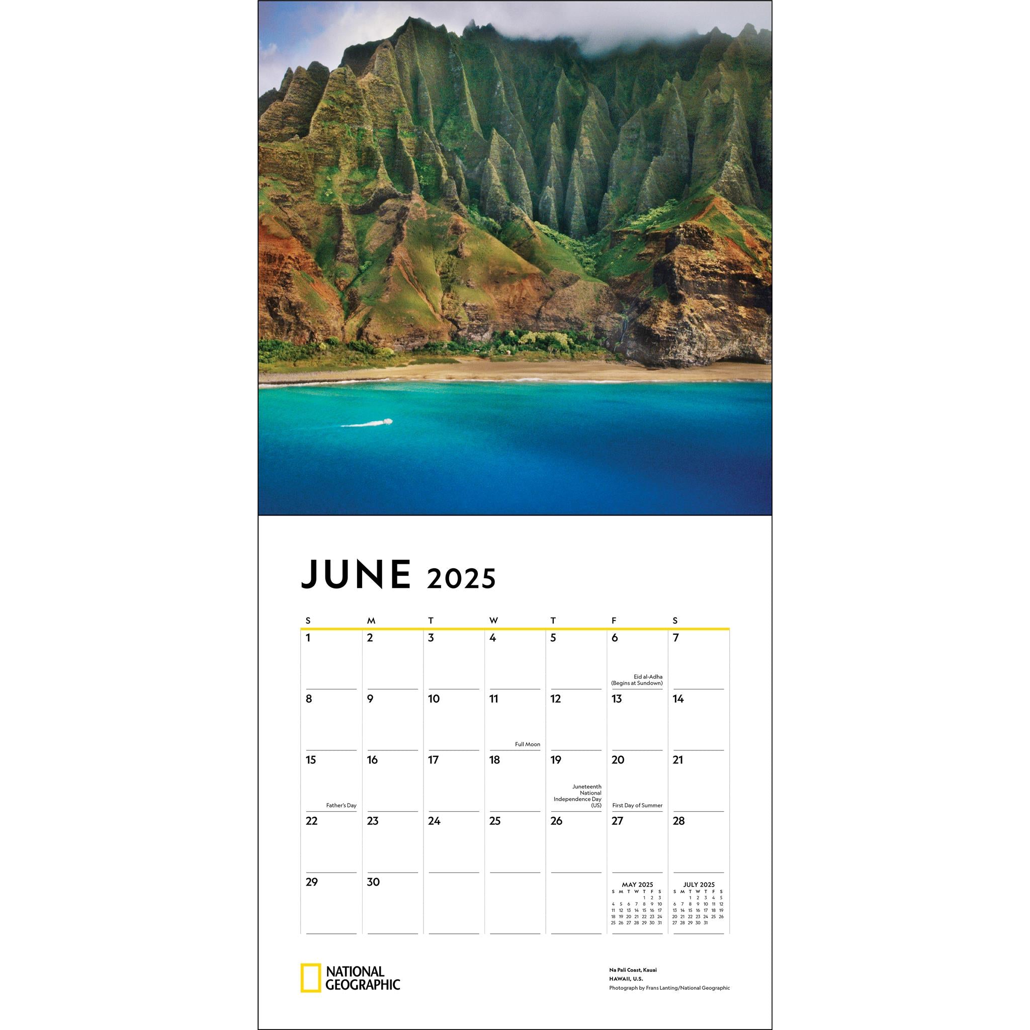 Paradise National Geographic Wall 2025 Calendar - Online Exclusive