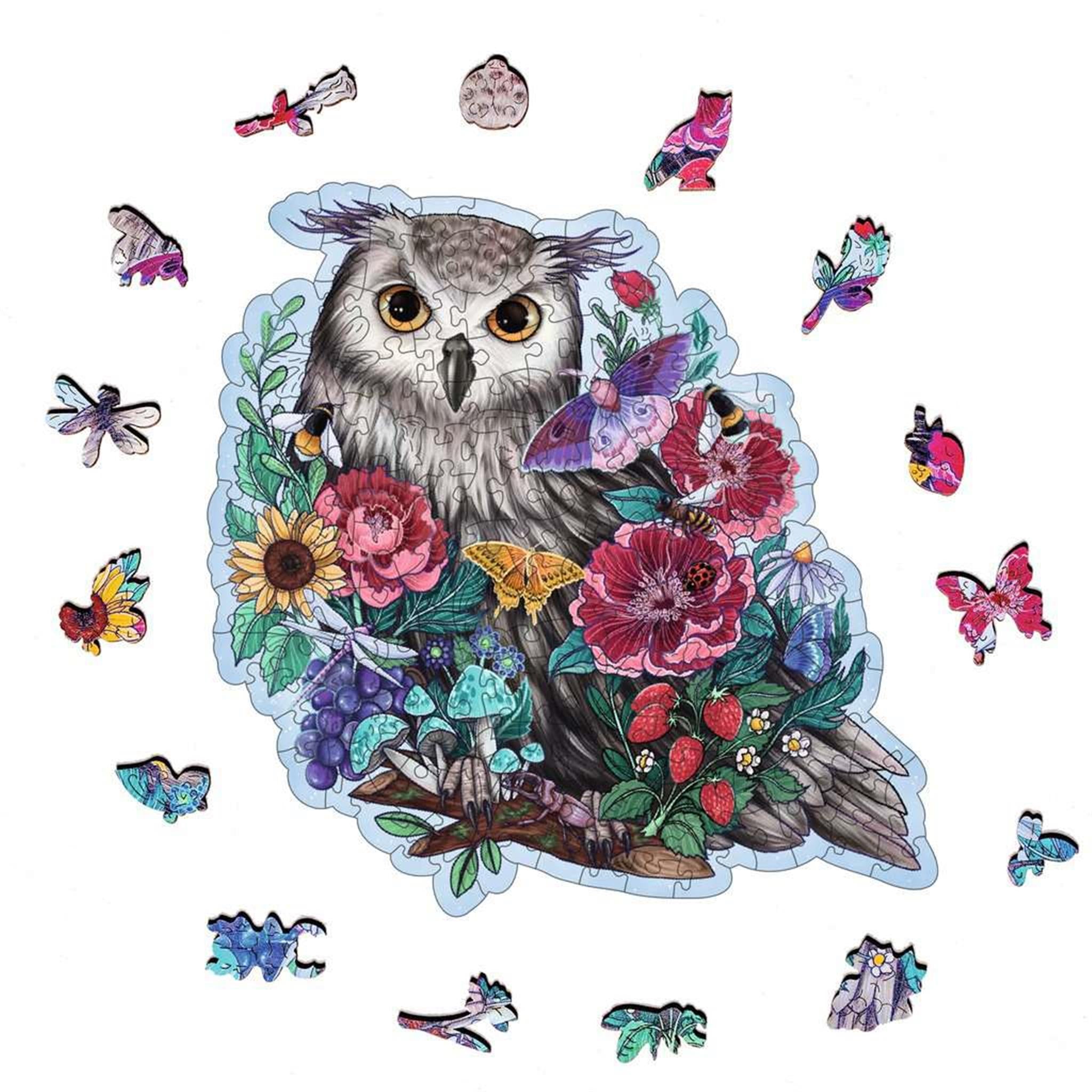 Mysterious Owl Wooden 150 Piece Puzzle Ravensburger