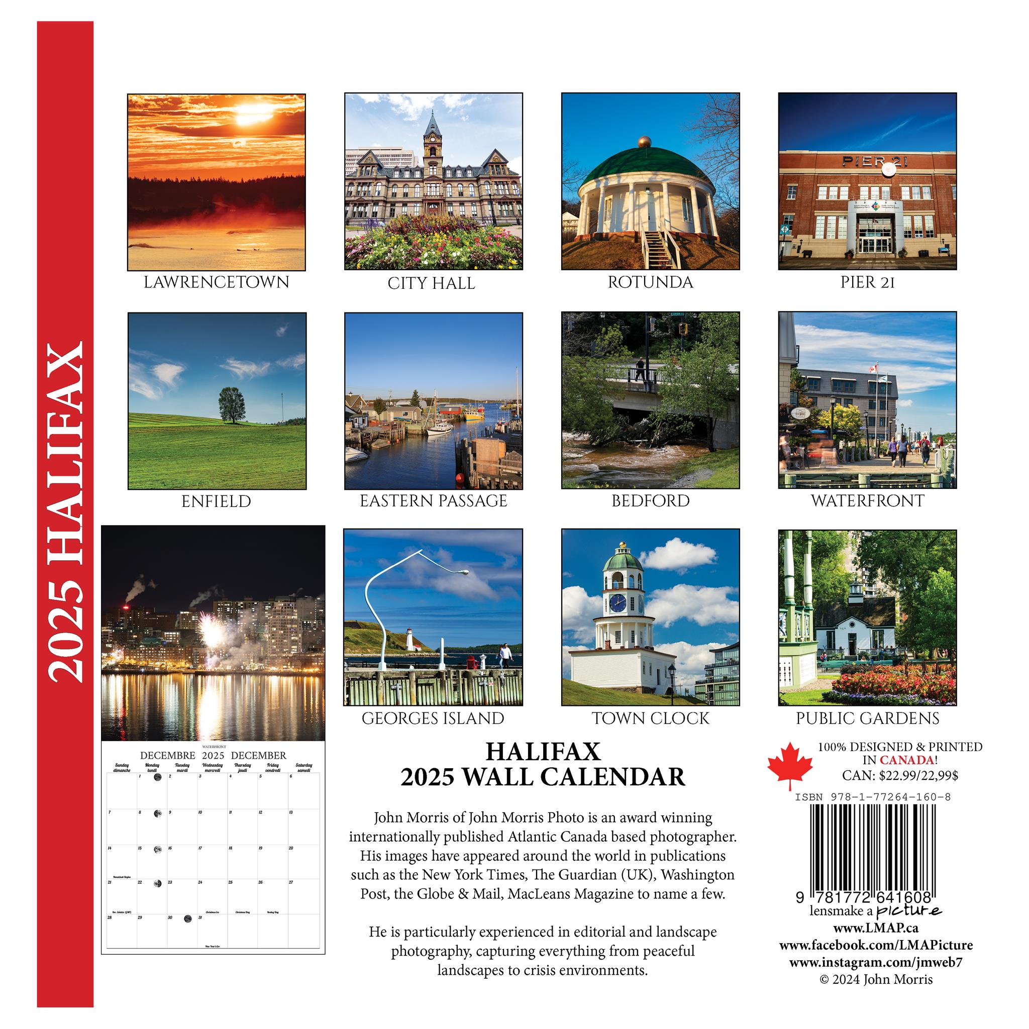 Halifax Wall 2025 Calendar