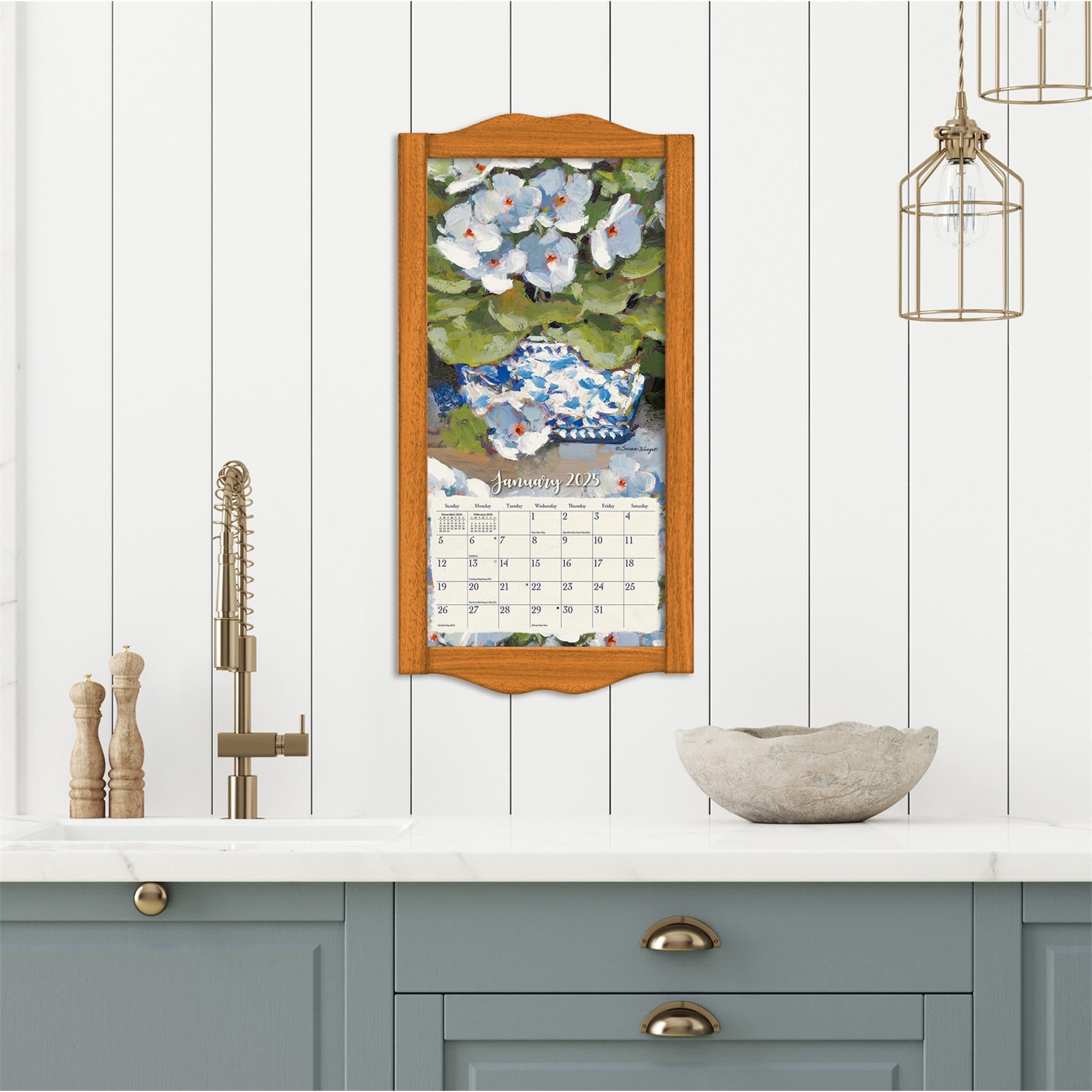 Gallery Florals Slim 2025 Calendar product image | Calendar Club Canada