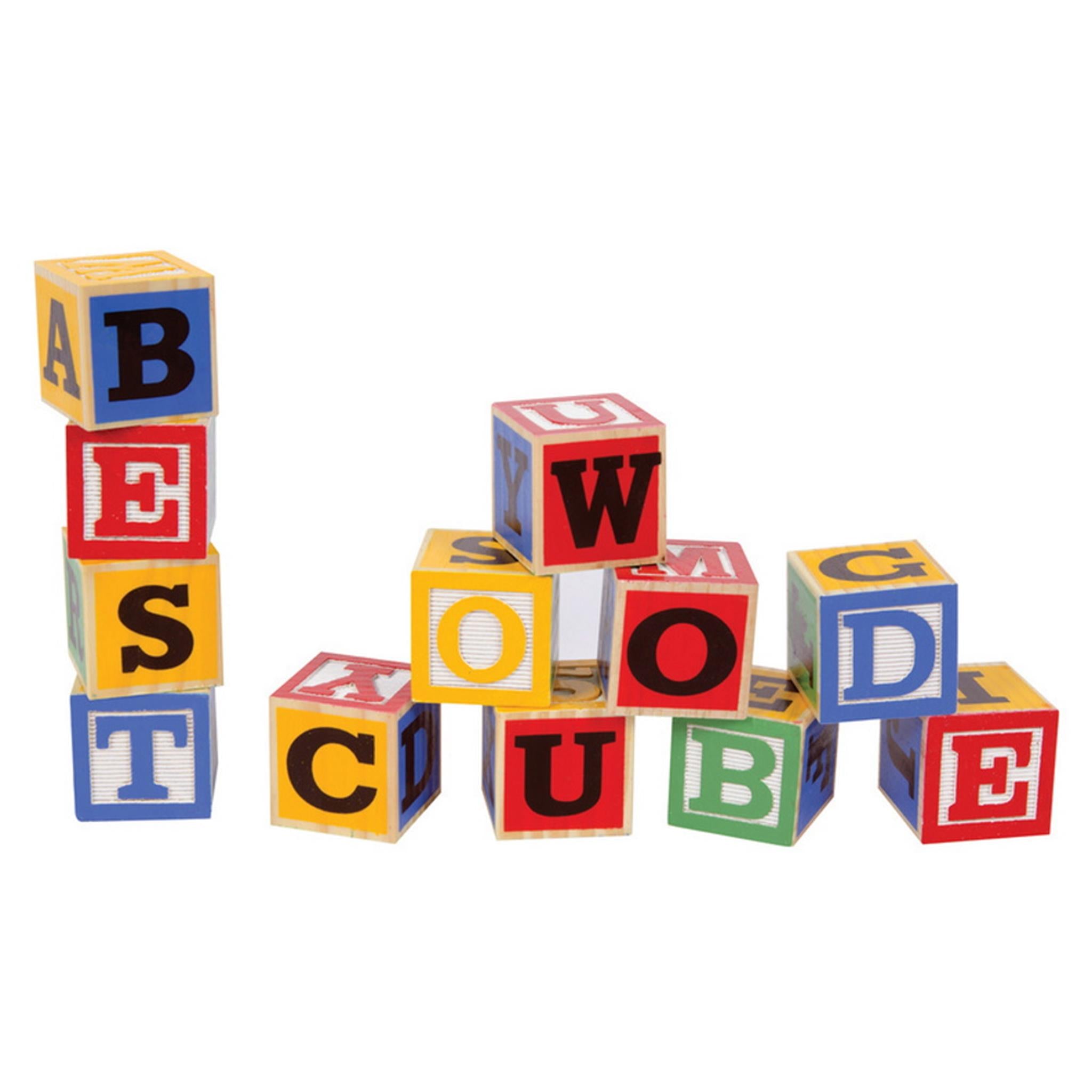 Childrens alphabet blocks on sale