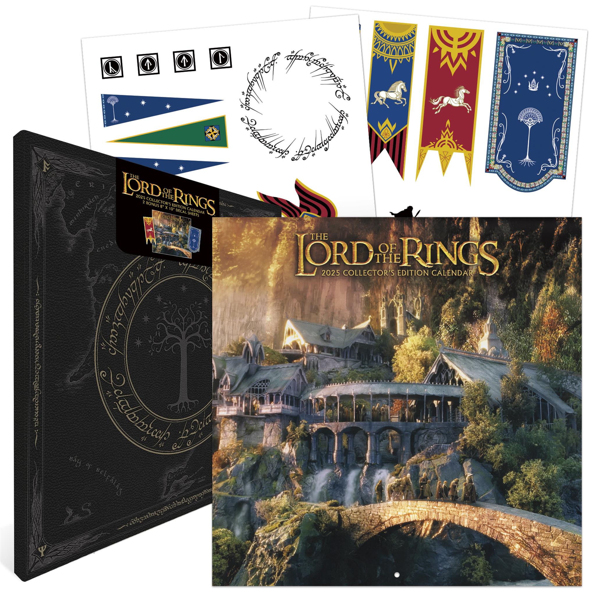 The Lord Of The Rings Collectors Edition Wall 2025 Calendar - Online Exclusive