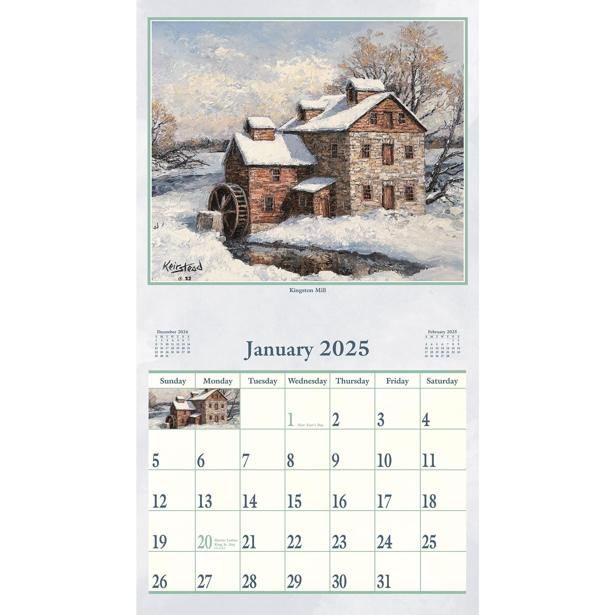 Homestead Wall 2025 Calendar