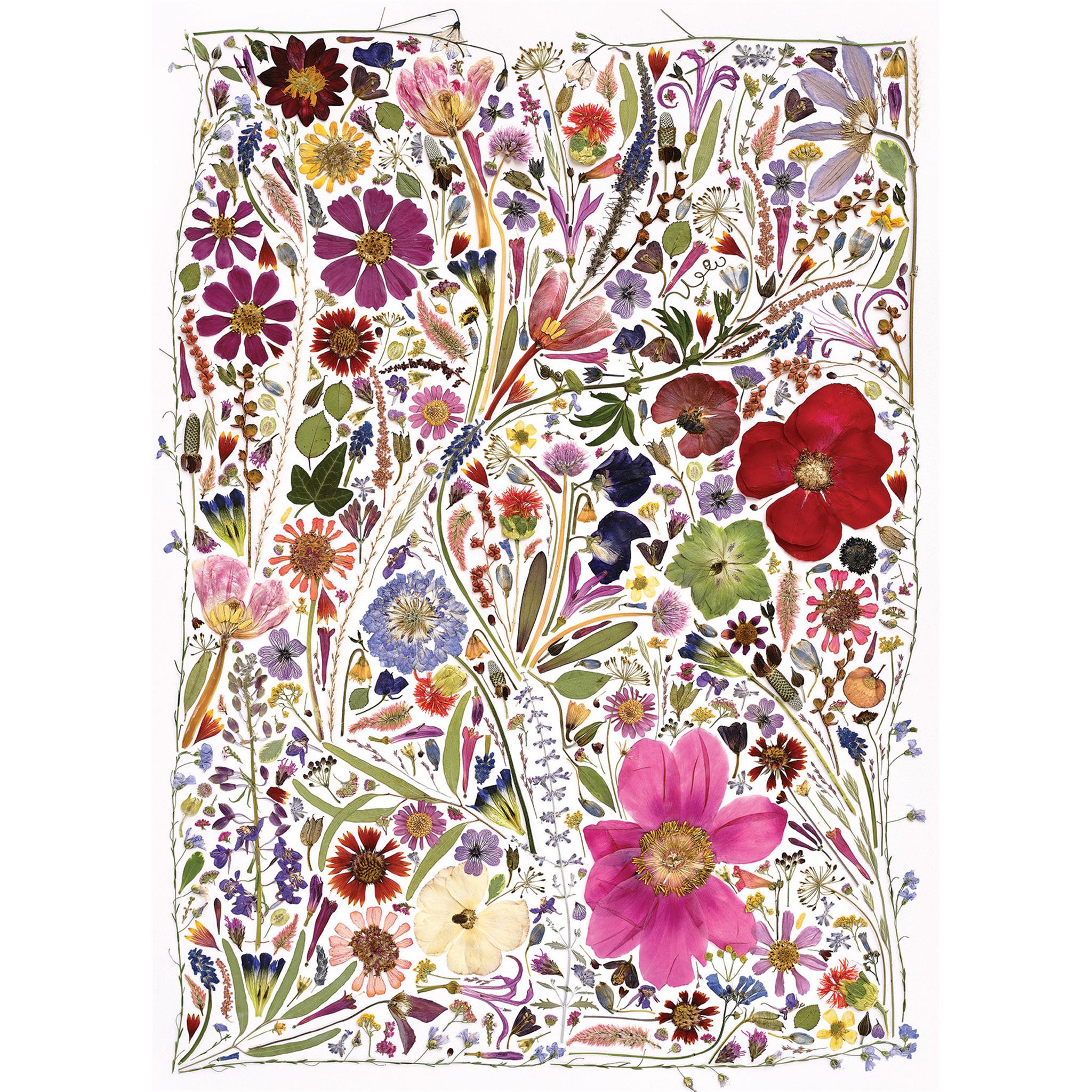 Flower Press Spring 1000 Piece Puzzle Cobble Hill