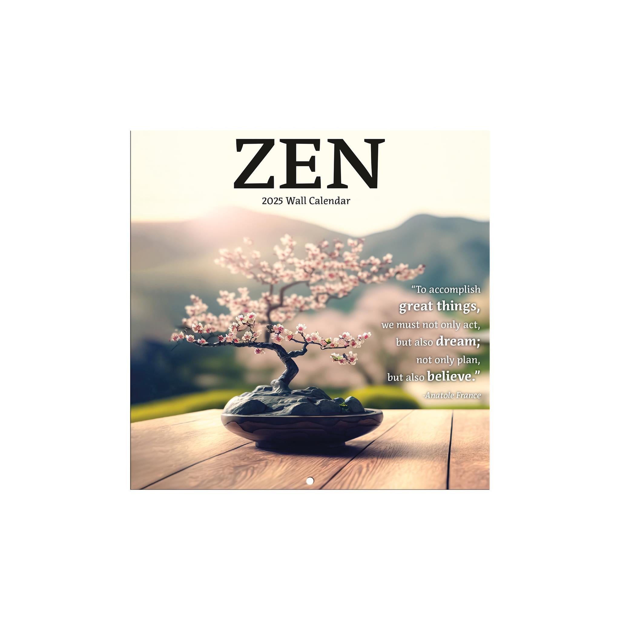 Zen Mini 2025 Calendar