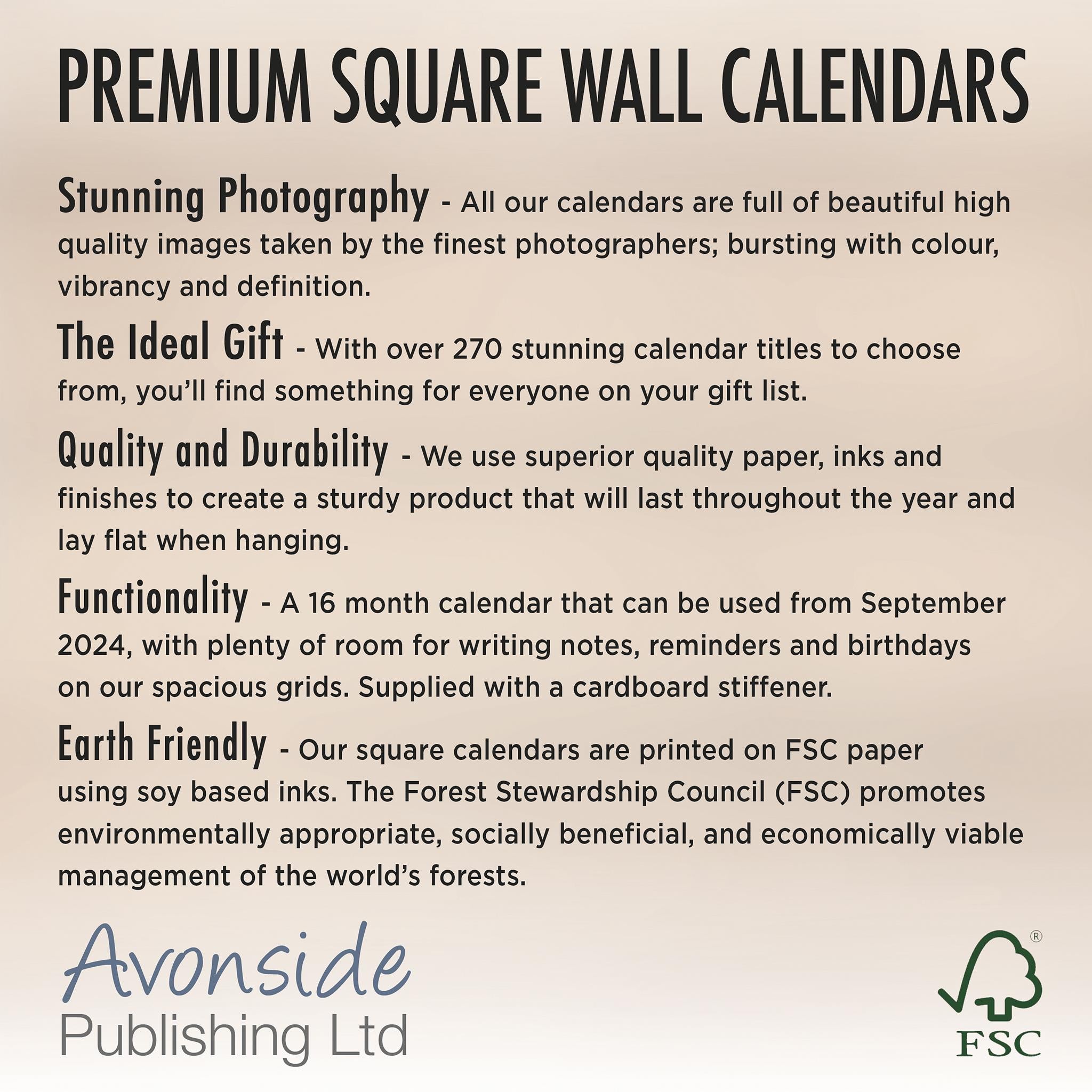 Orchids Wall 2025 Calendar