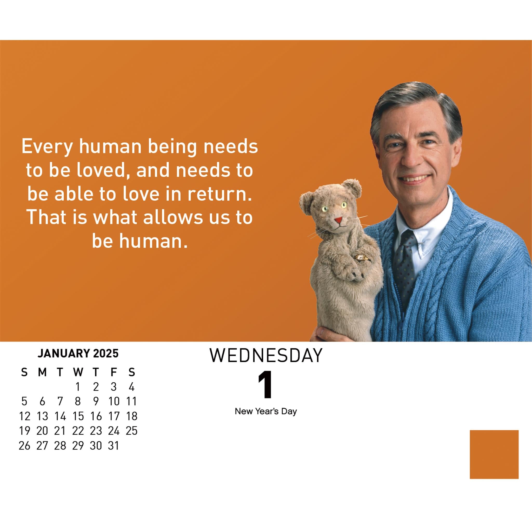 Mister Rogers Box 2025 Calendar- Online Exclusive