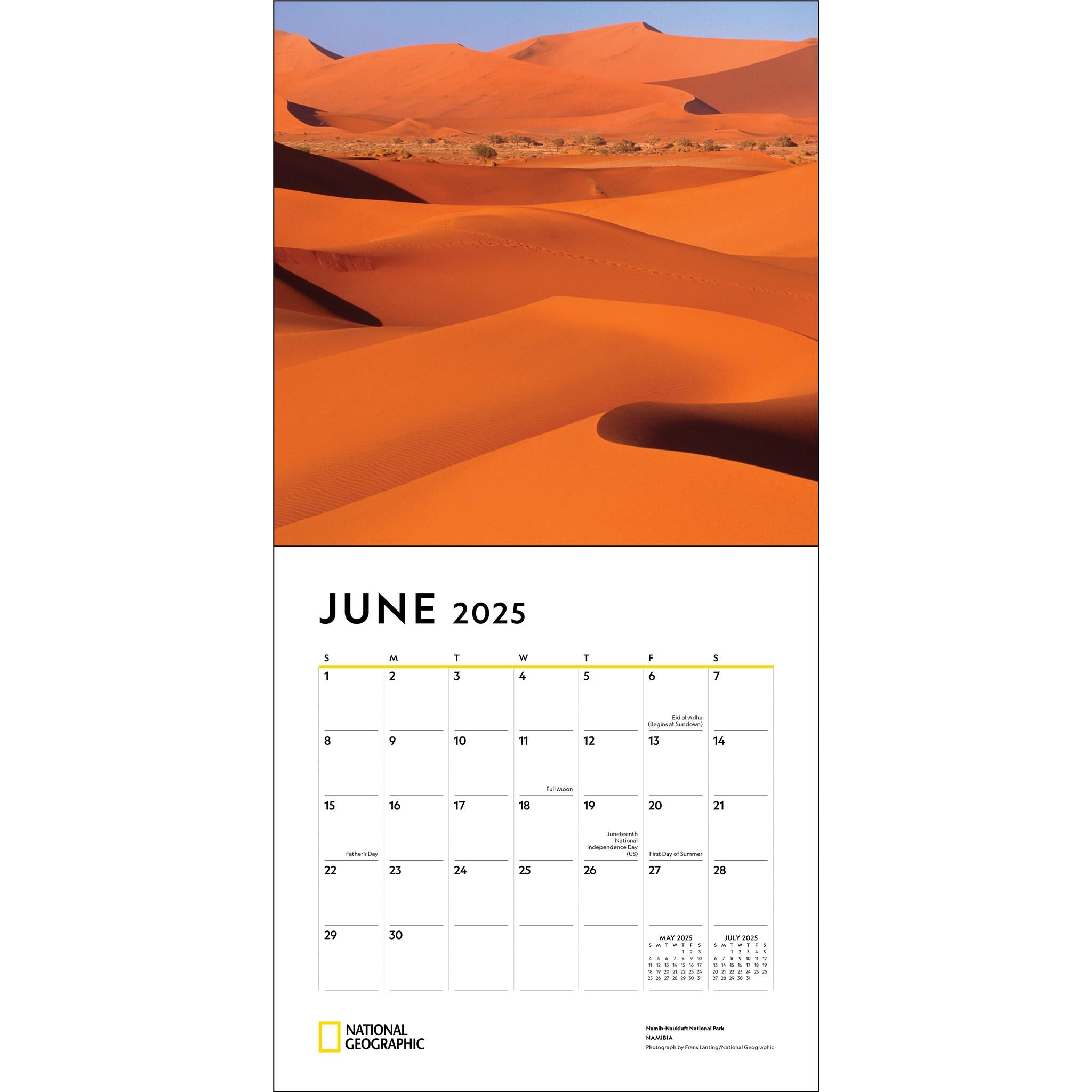 Most Beautiful Places National Geographic Wall 2025 Calendar - Online Exclusive