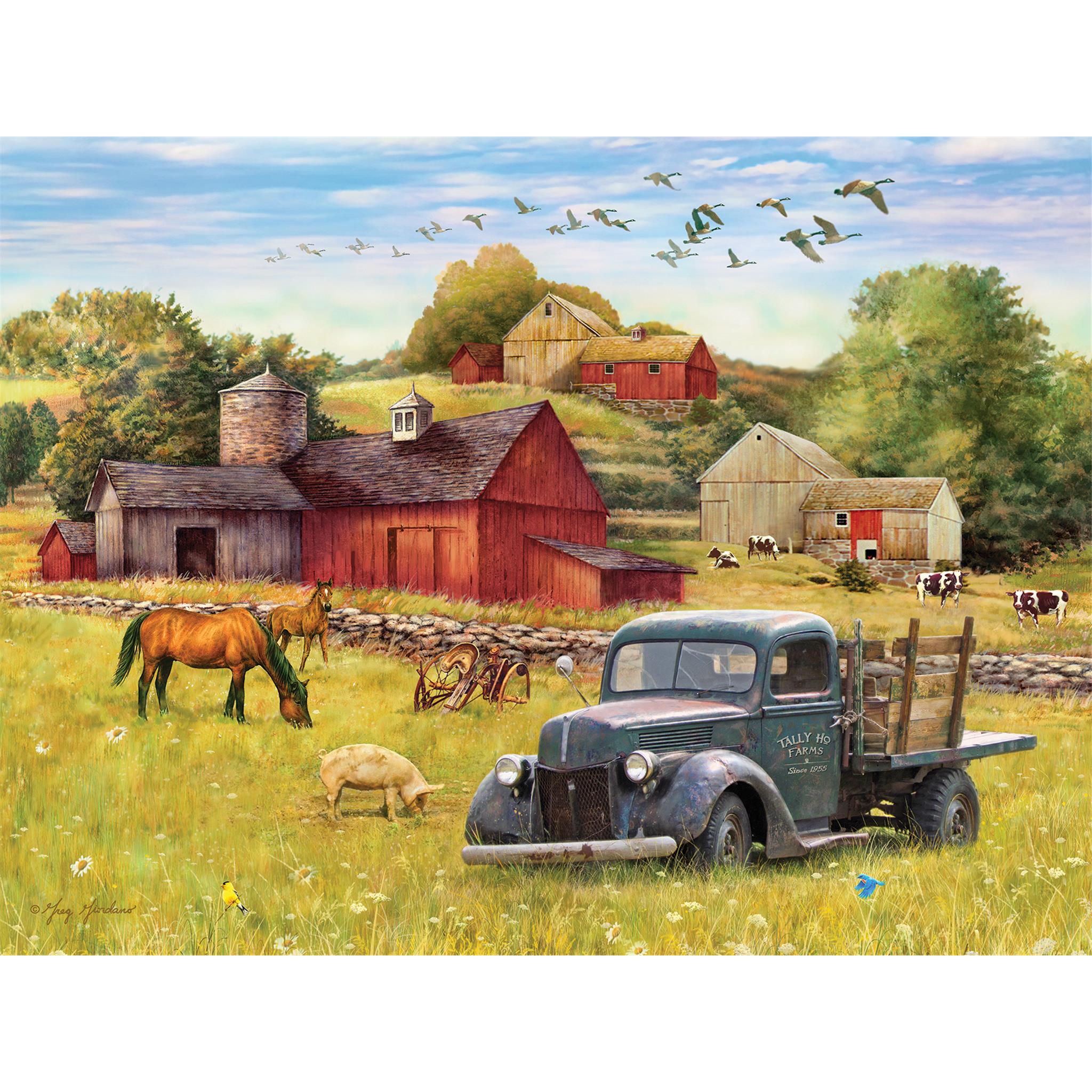 Summer Afternoon on the Farm 275 Piece Puzzle Cobble Hill product image