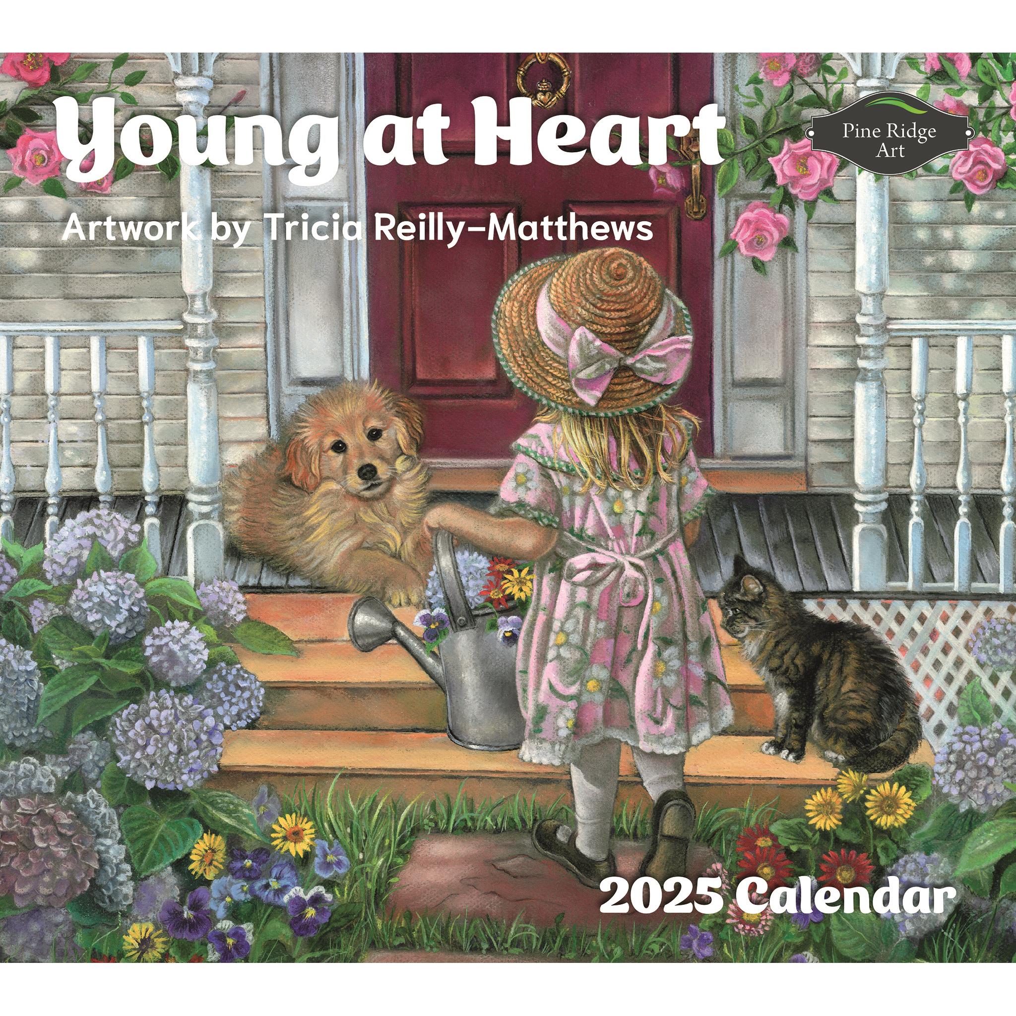 Young At Heart Wall 2025 Calendar