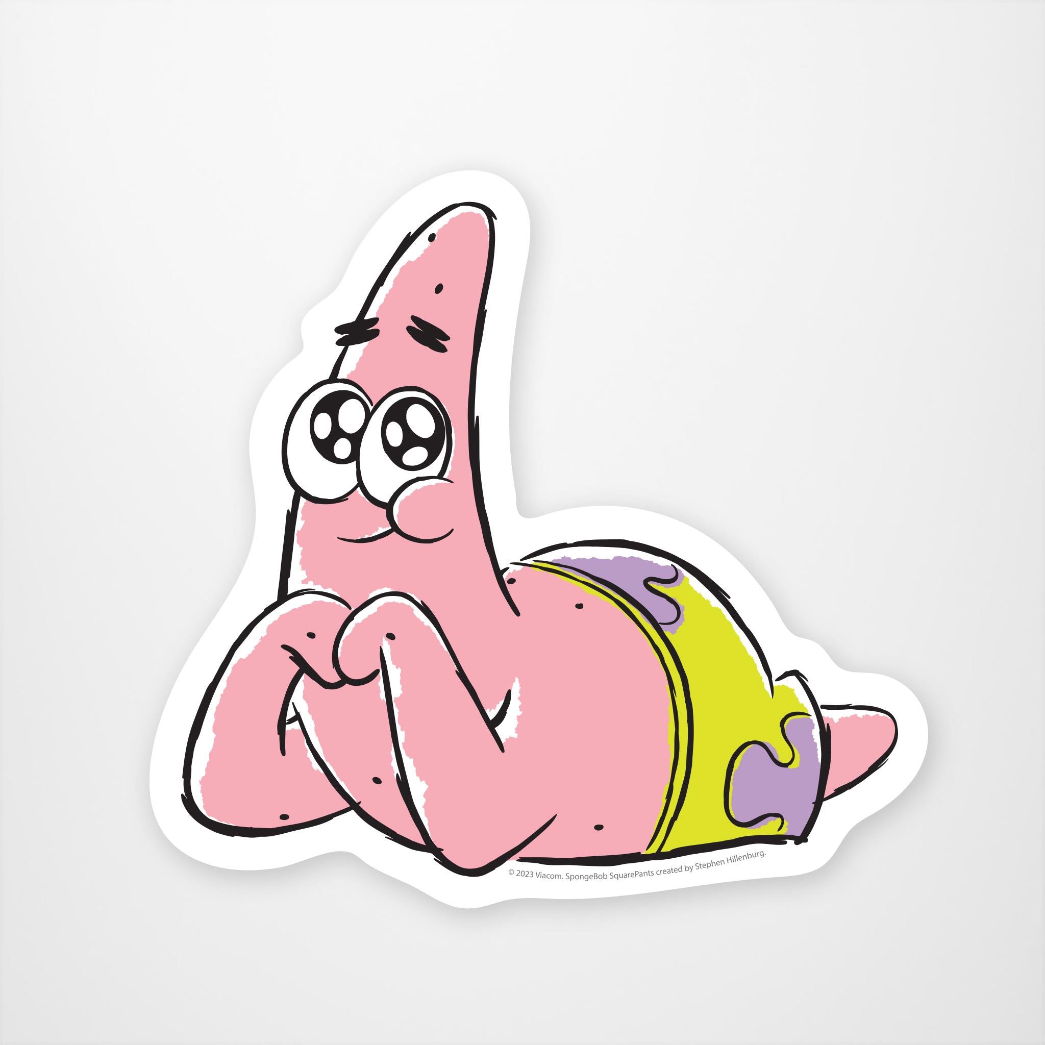 Cute Patrick Vinyl Sticker