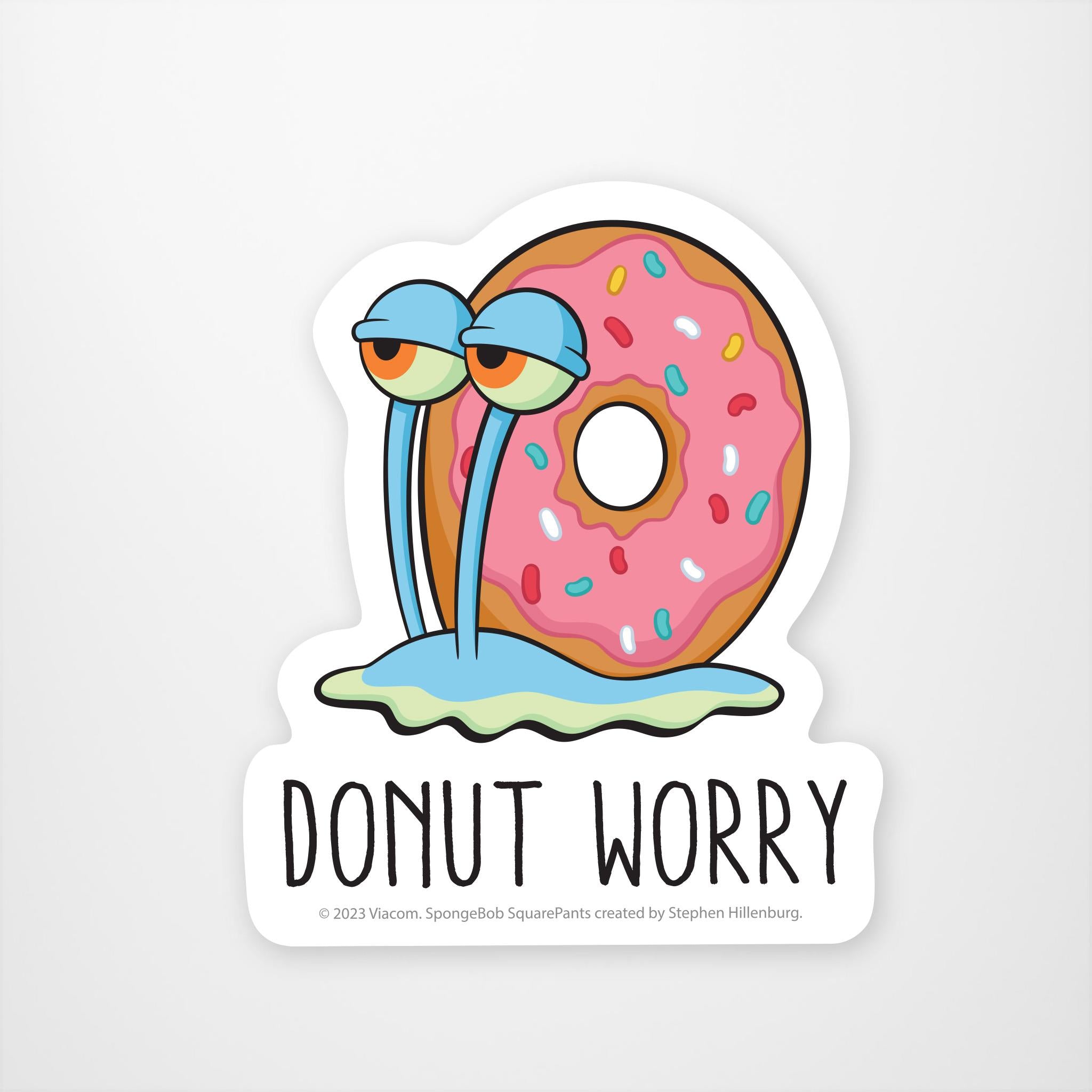 Donut Worry Gary Vinyl Sticker