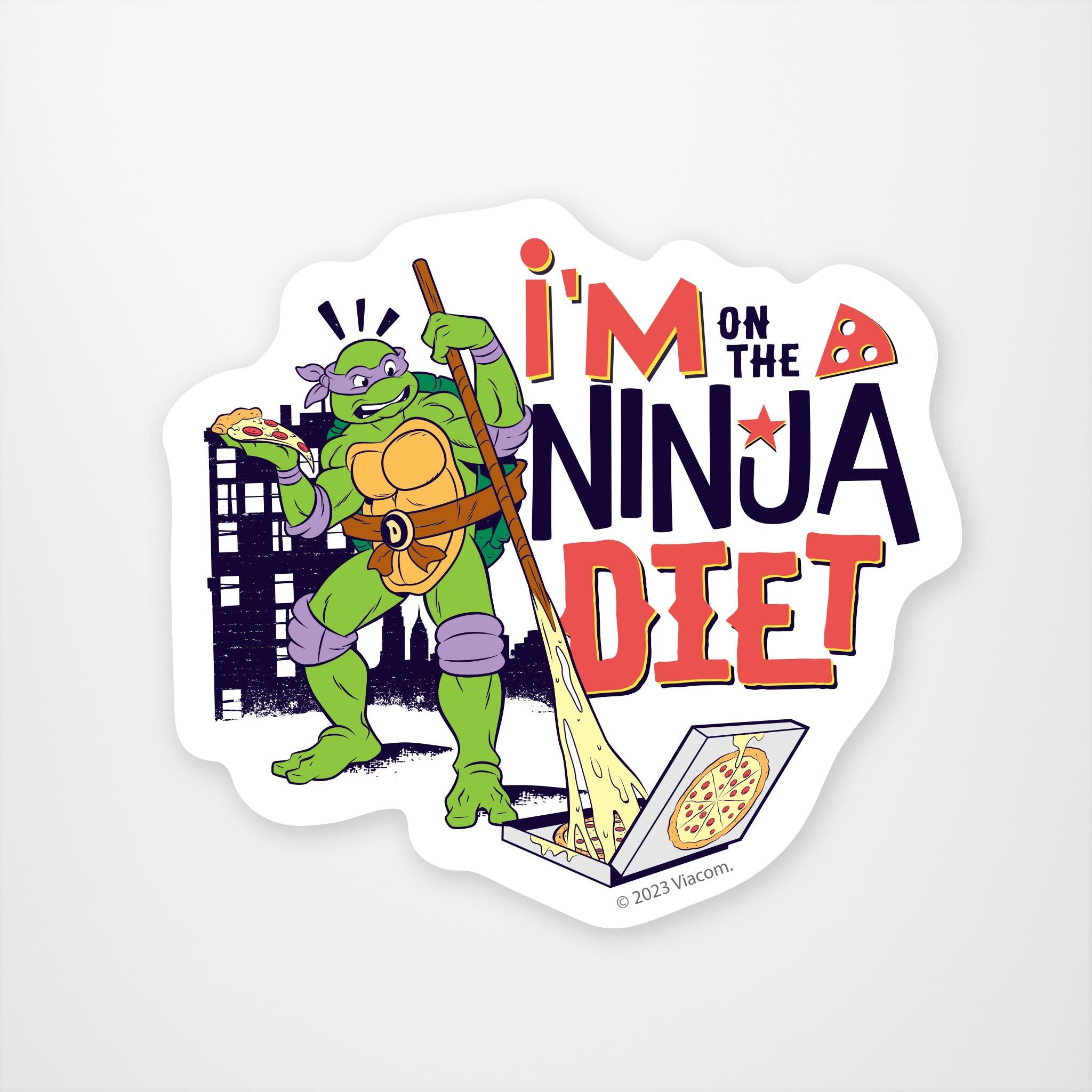 Im on a Ninja Diet Vinyl Sticker