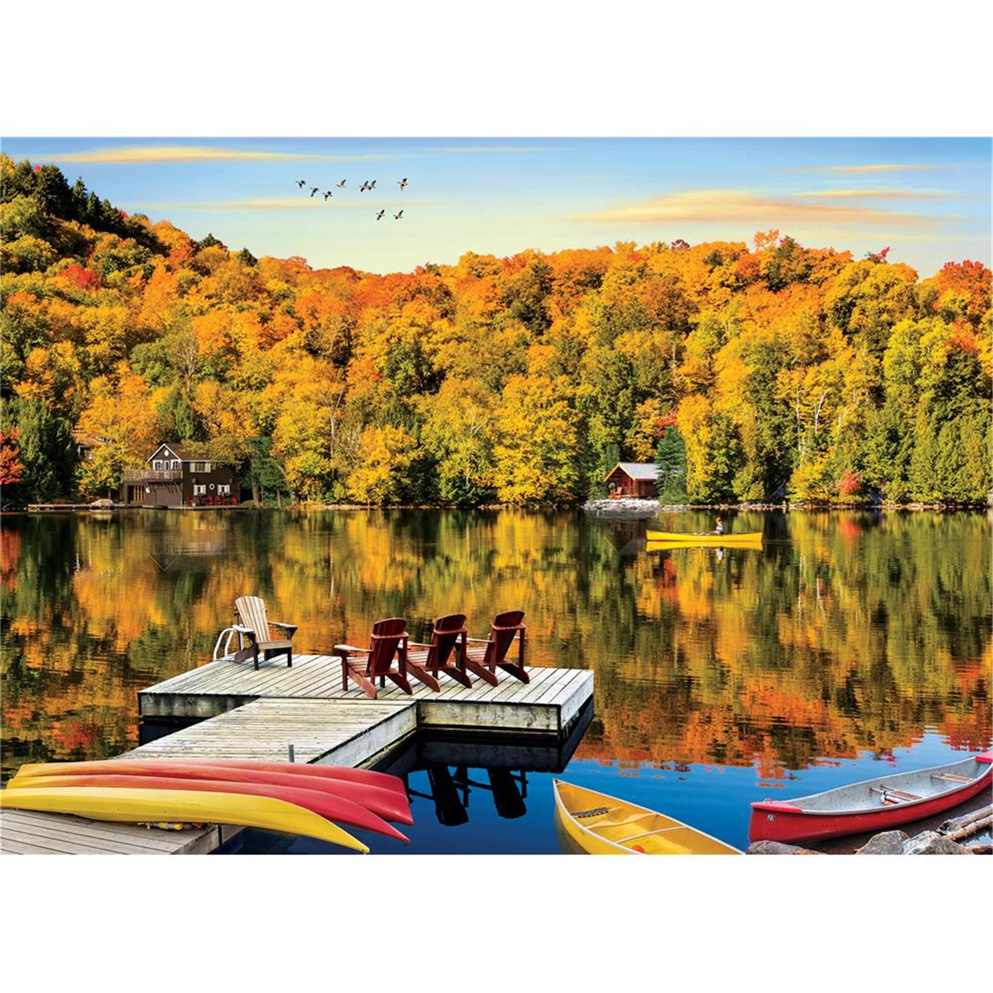 Lakeside Cottage Quebec 1000 Piece Puzzle - Online Exclusive