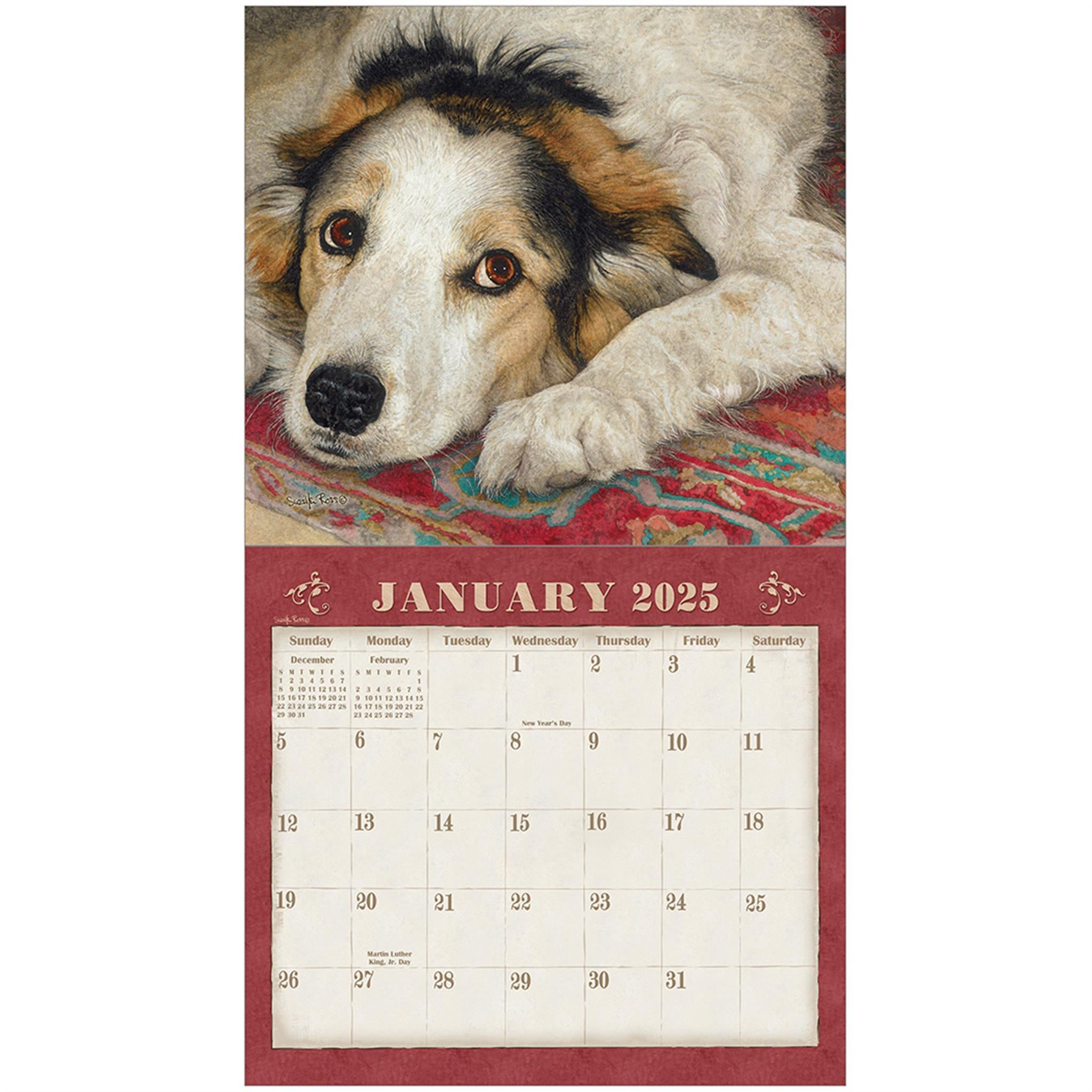 Dogs We Love Special Edition Wall 2025 Calendar