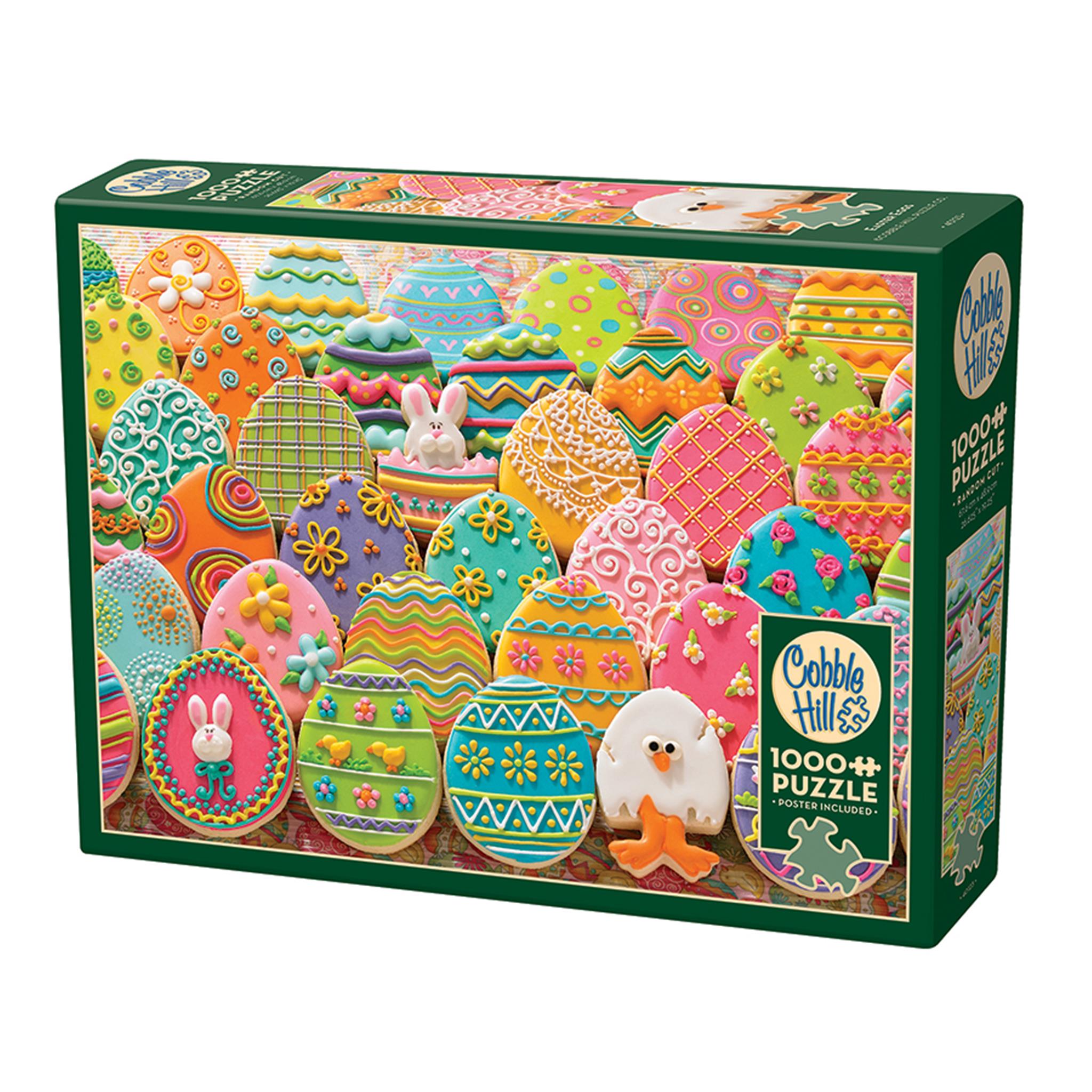 Easter Eggs 1000 Piece Puzzle Cobble Hill