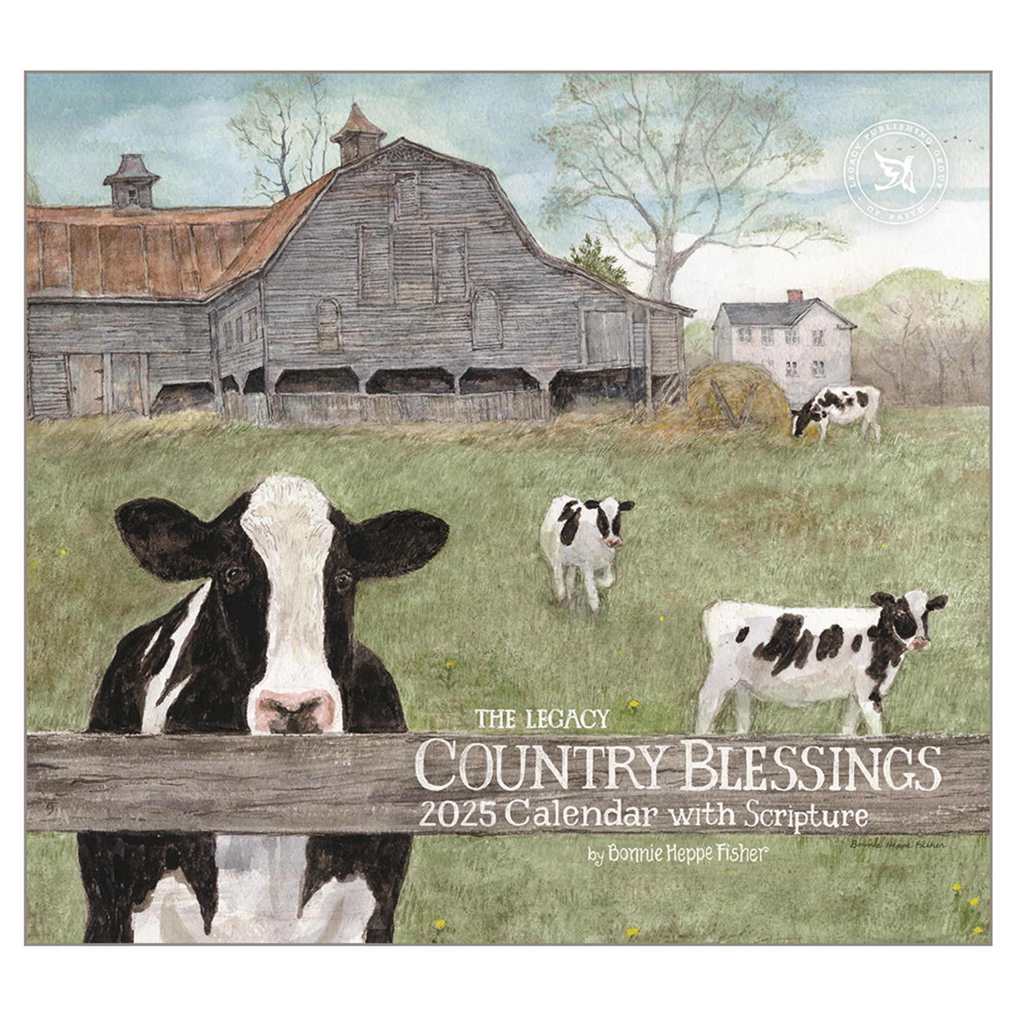 Country Blessings Wall 2025 Calendar - Online Exclusive