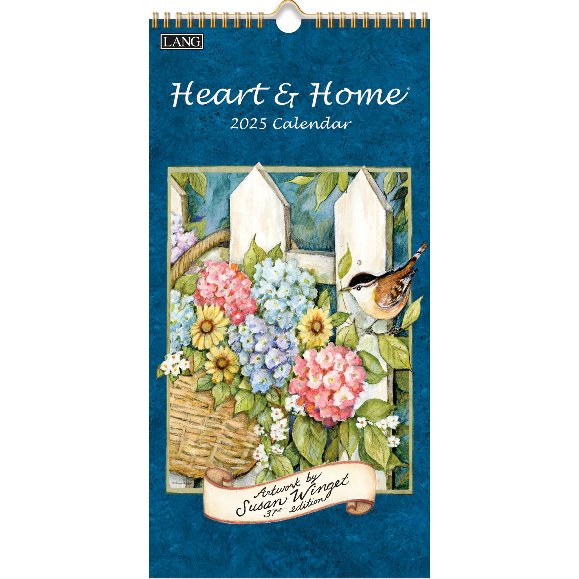 Heart And Home Slim 2025 Calendar product image | Calendar Club Canada