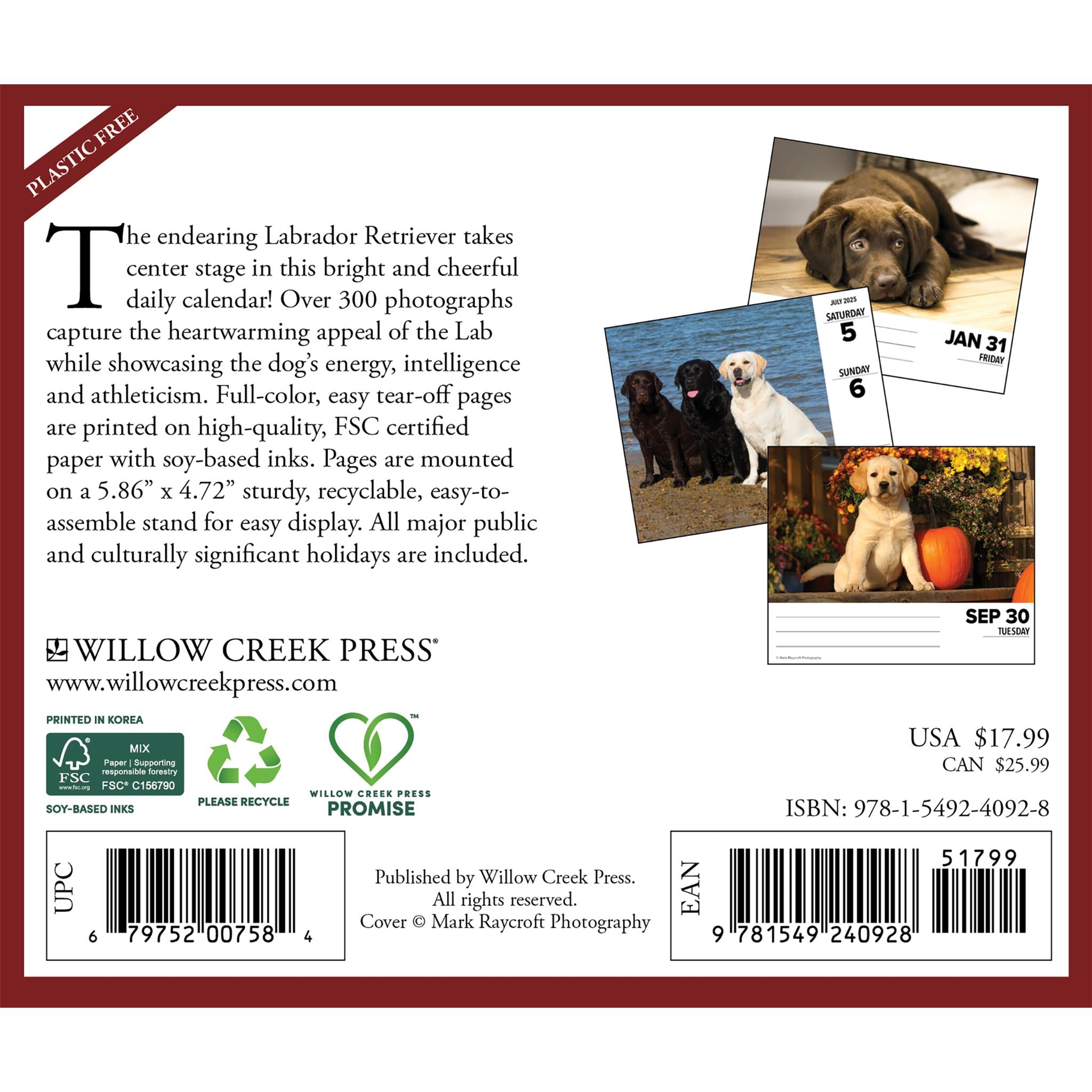 Just Labs Box 2025 Calendar - Online Exclusive