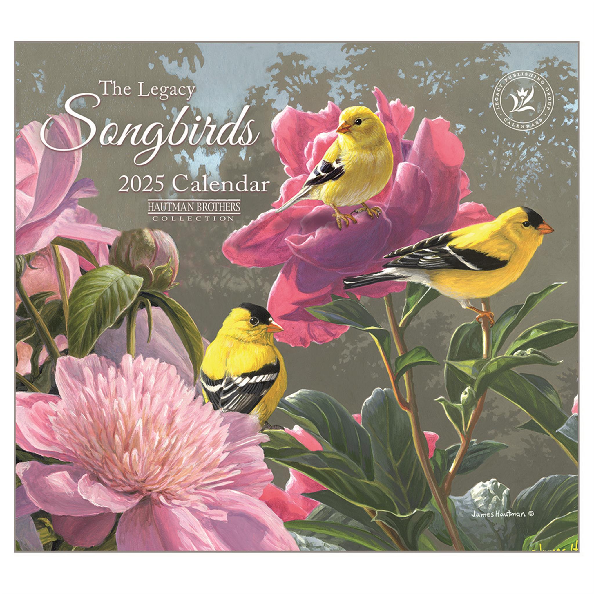 Songbirds Wall 2025 Calendar - Online Exclusive