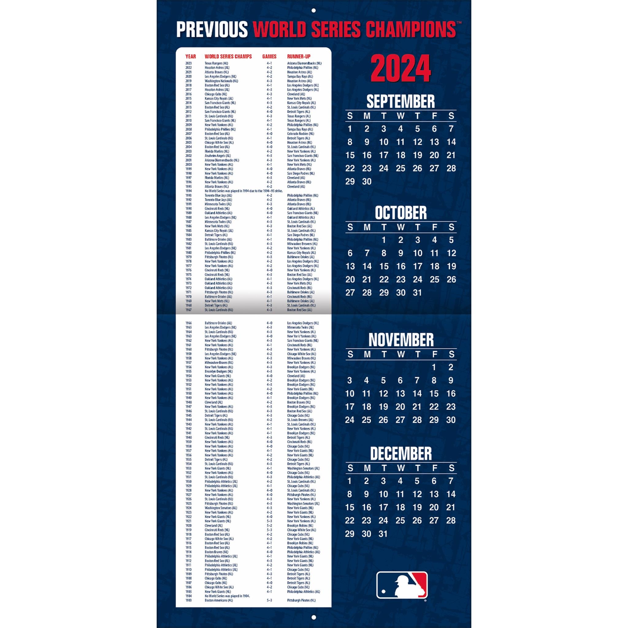 MLB Boston Red Sox Wall 2025 Calendar