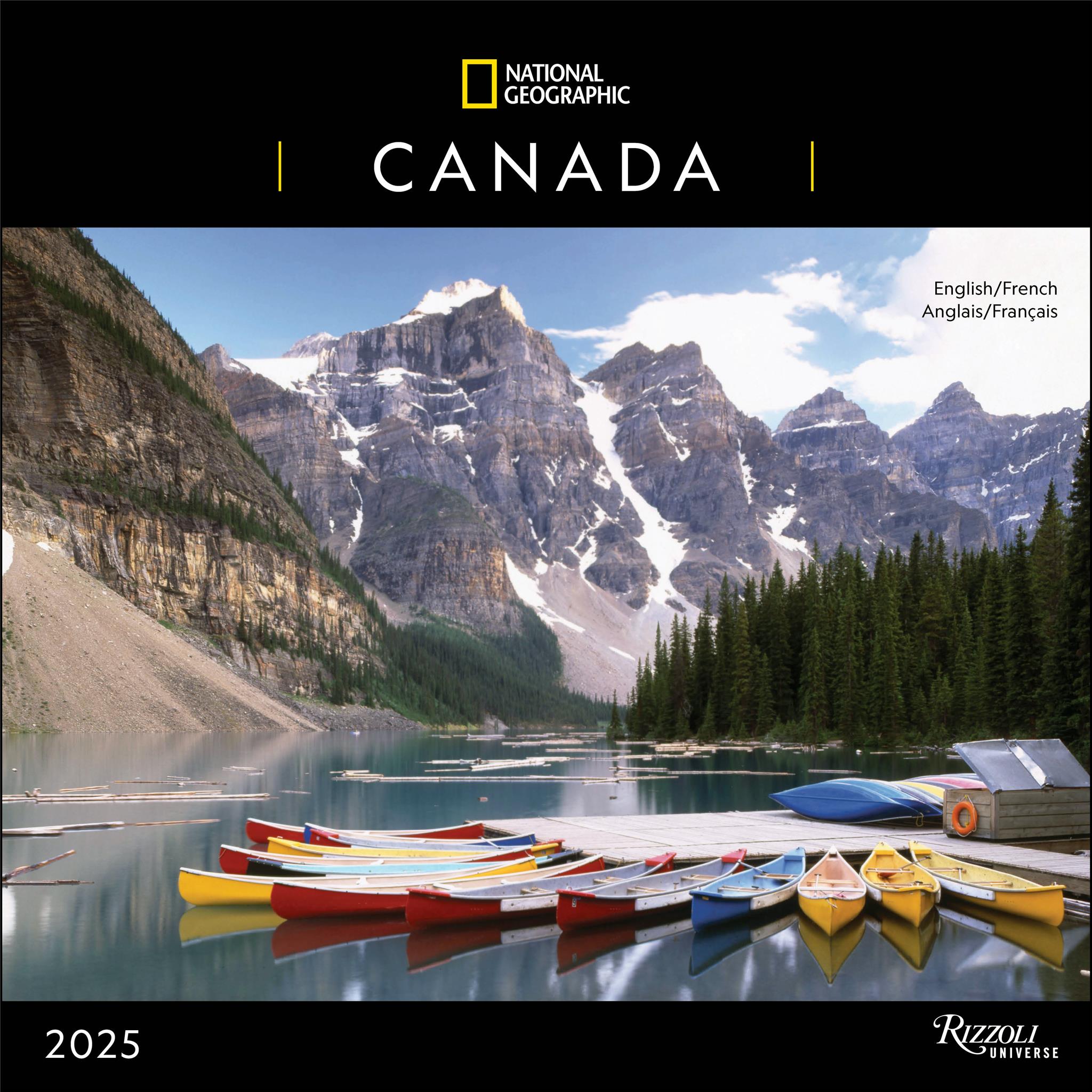 Canada National Geographic Wall 2025 Calendar