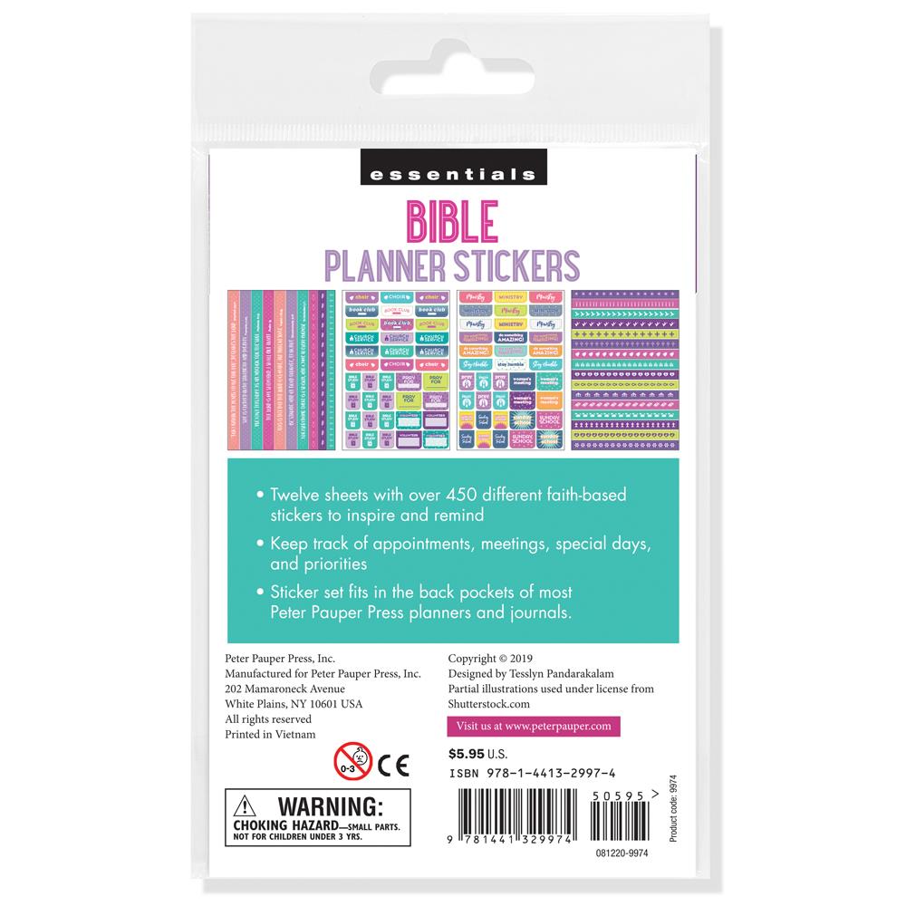 Bible Planner Stickers