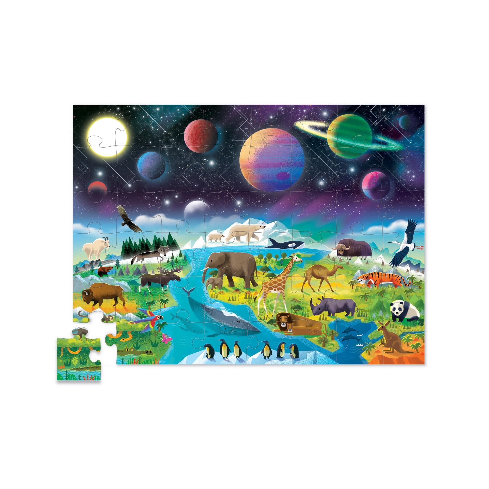 Above Below Earth and Space 48 Piece Puzzle