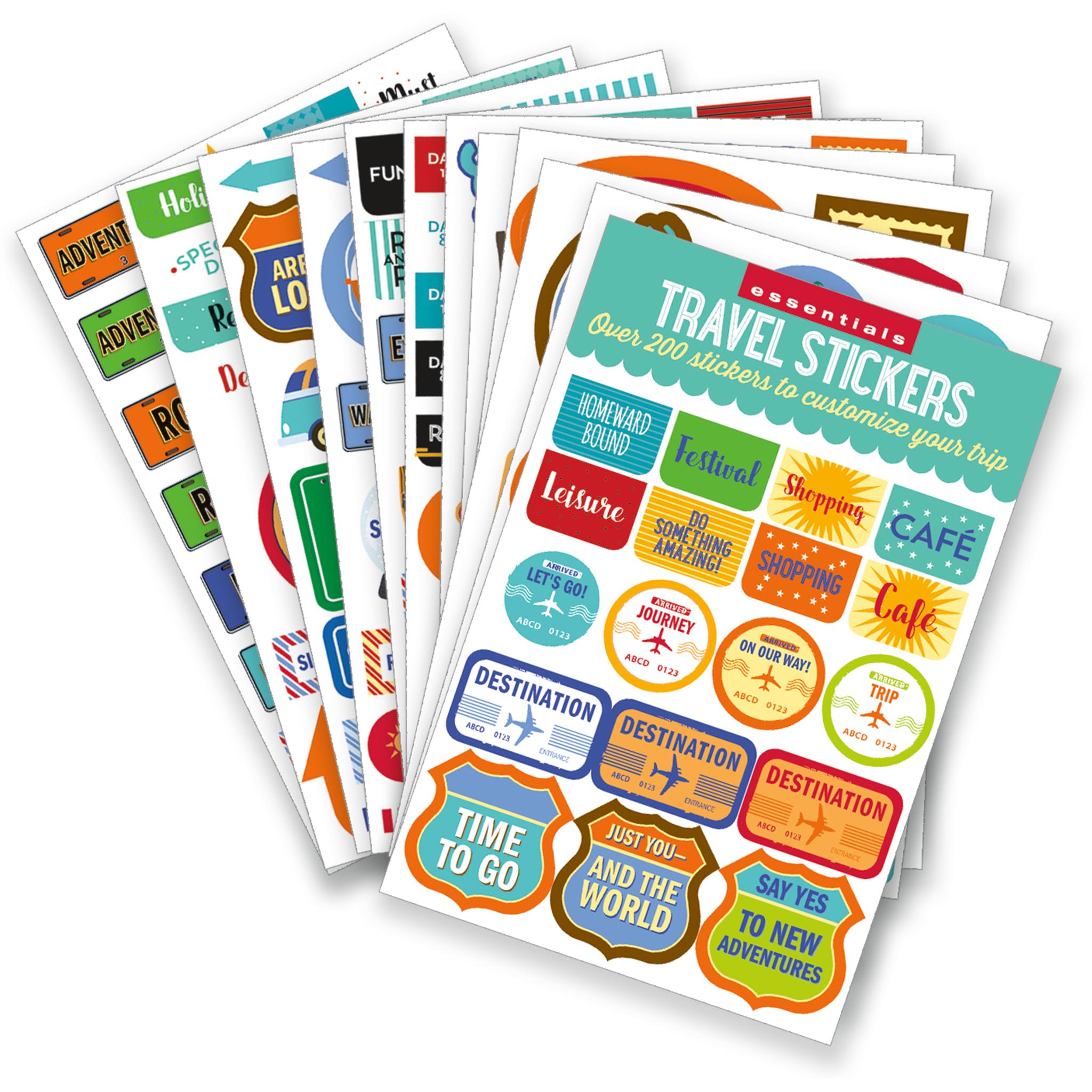 Travel Planner Stickers