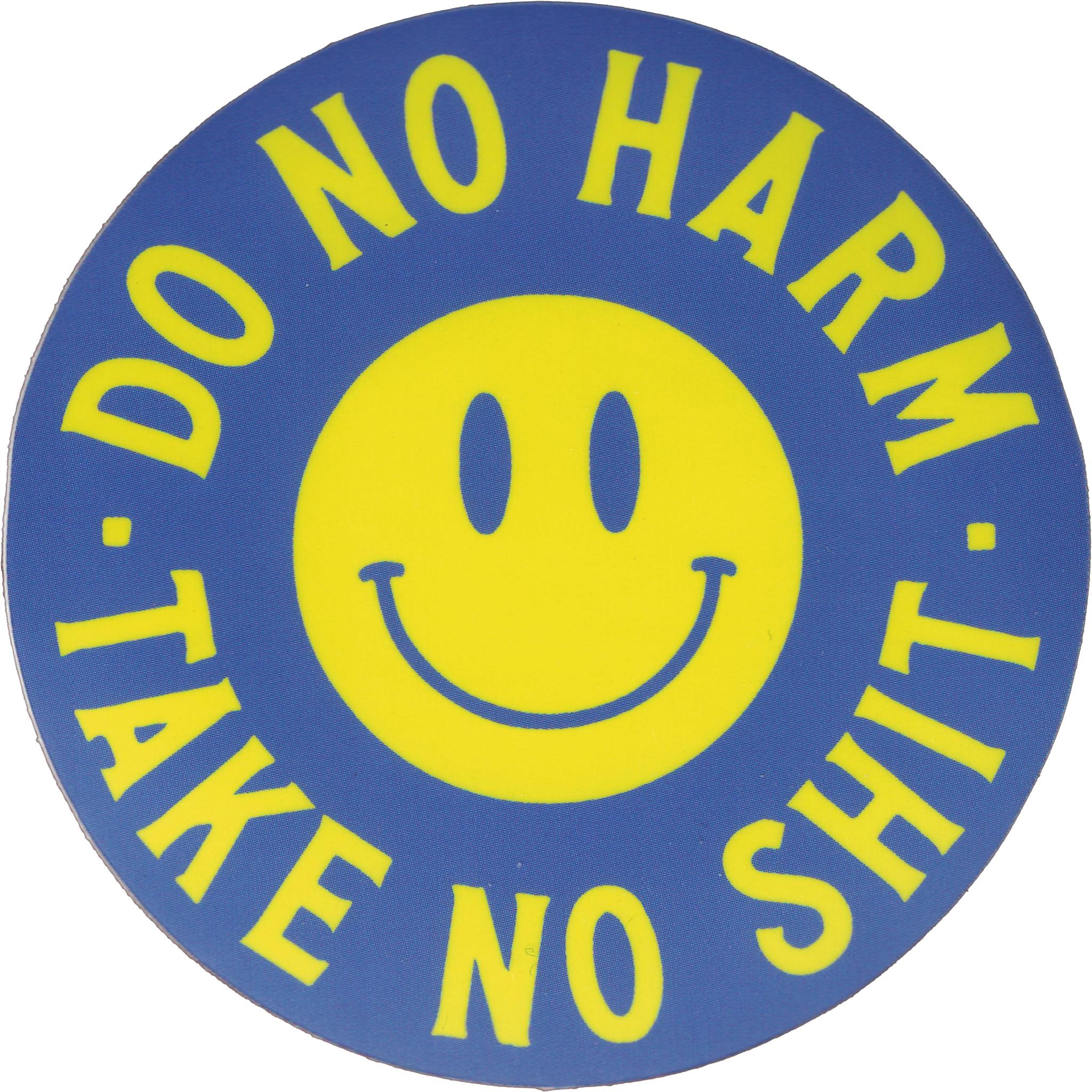 Do No Harm Take No Shit Vinyl Sticker - FINAL SALE