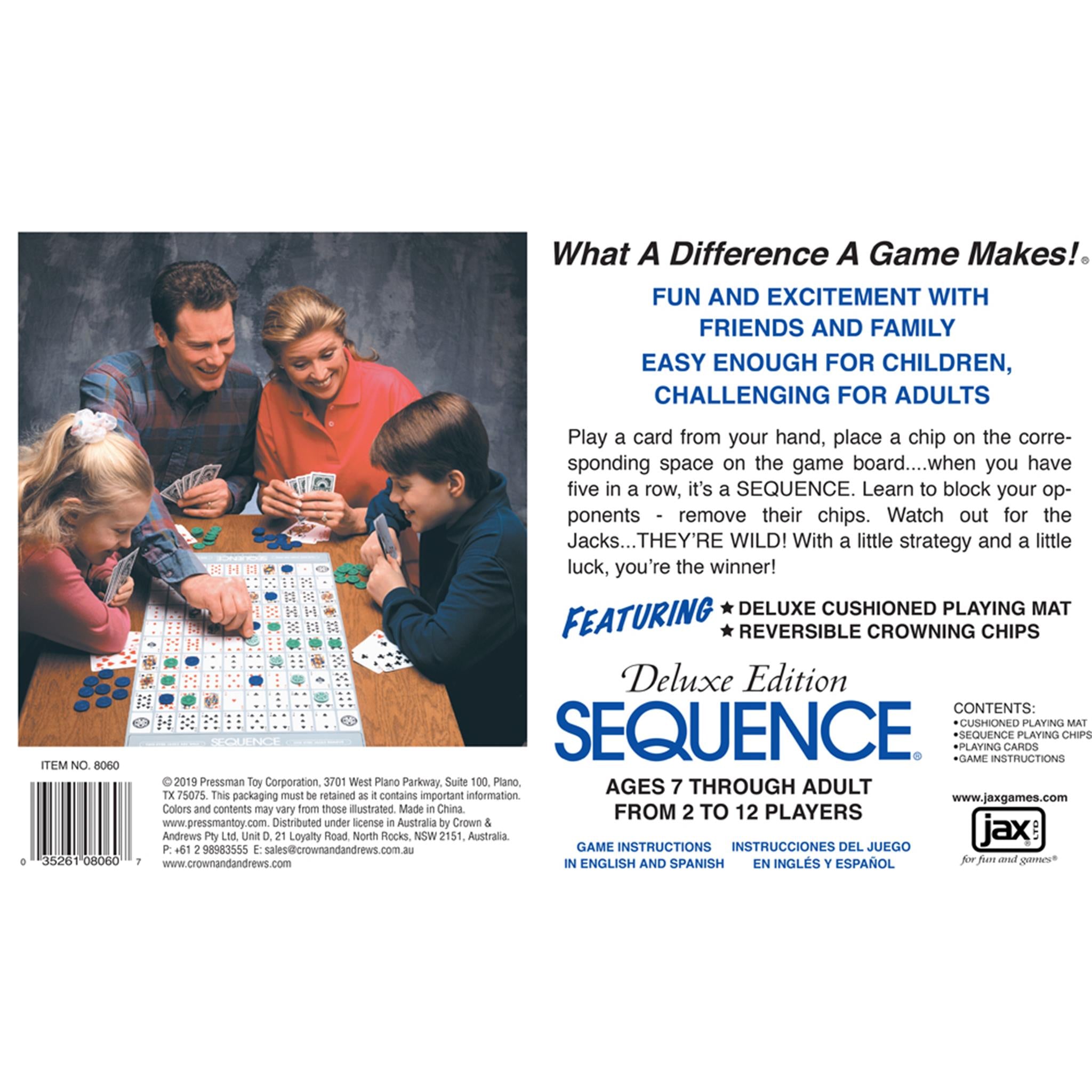 Sequence Deluxe Board Game