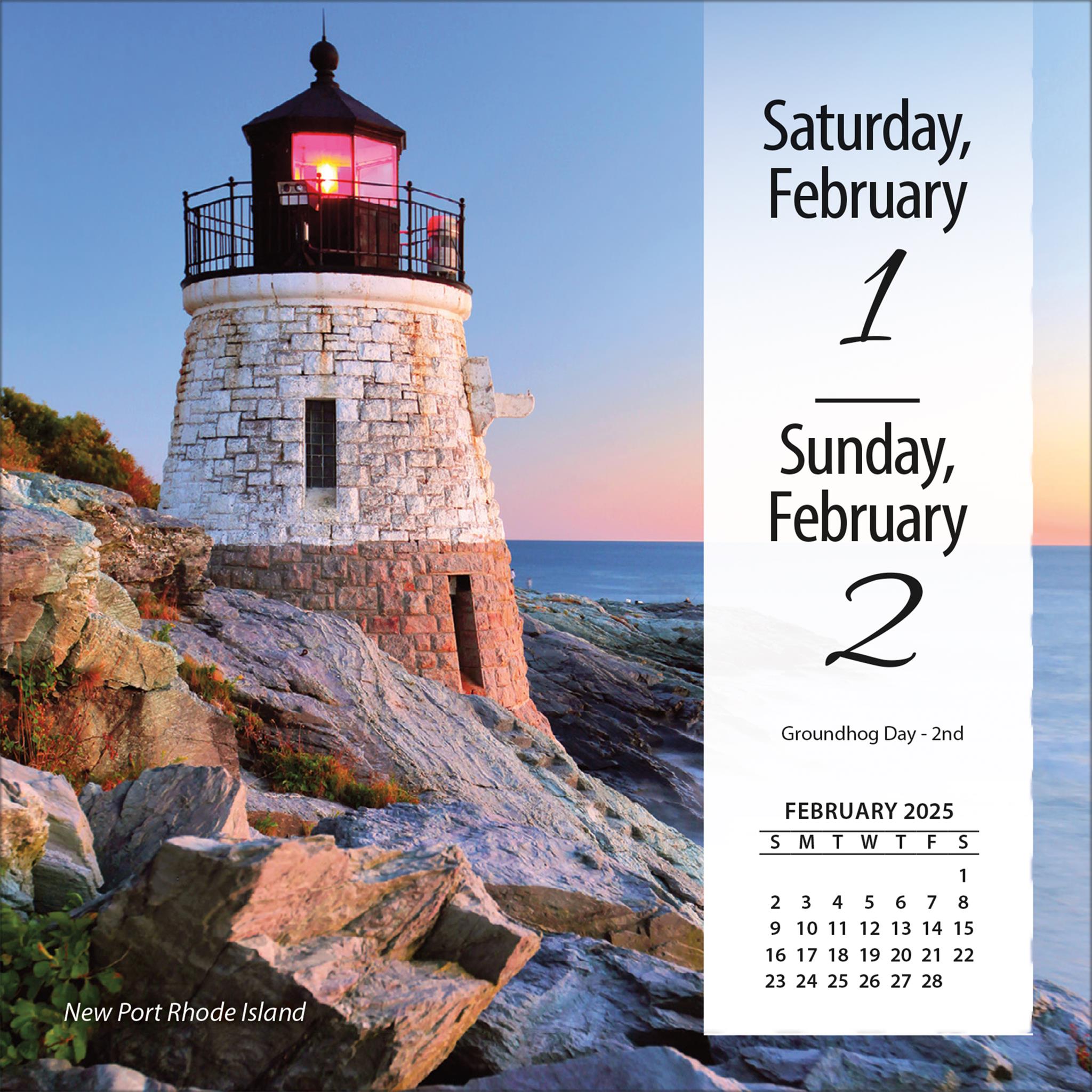 Lighthouses Box 2025 Calendar - Online Exclusive