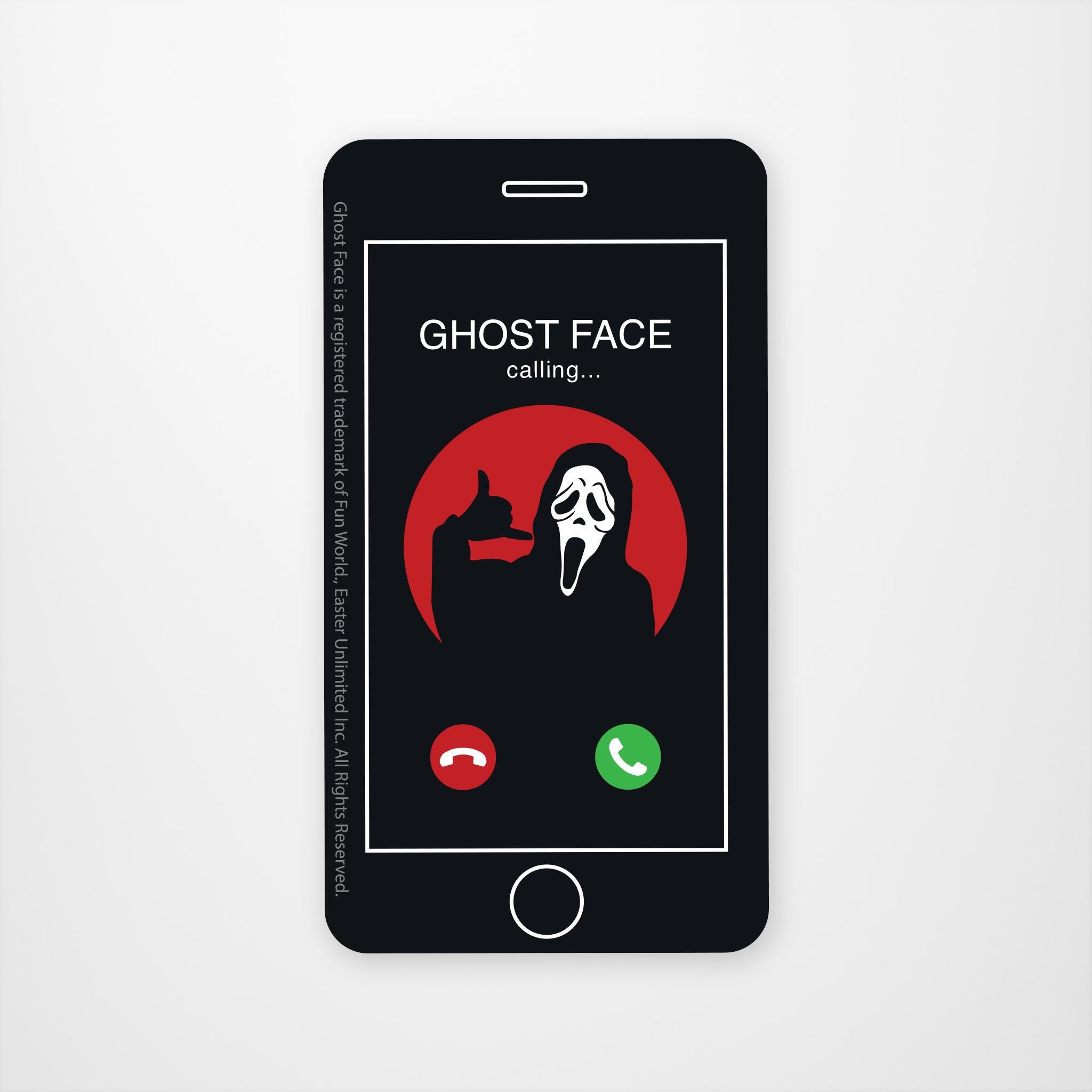 Ghost Face Calling Vinyl Sticker