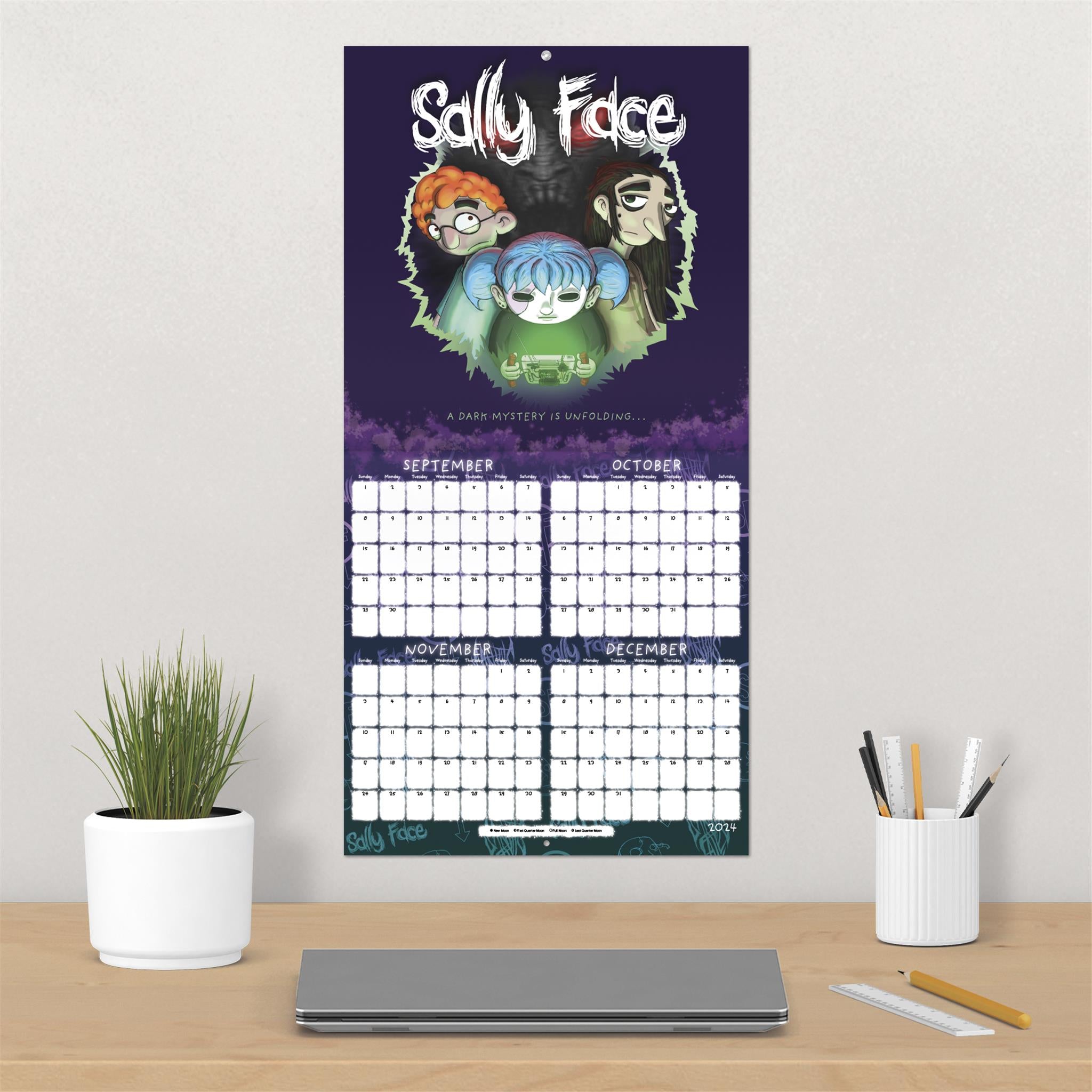 Sally Face Wall 2025 Calendar - Online Exclusive