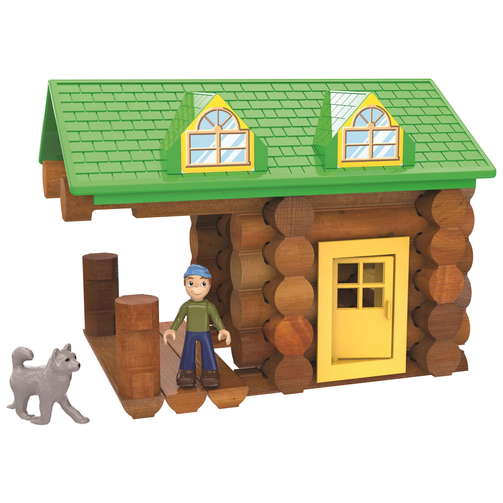 Lincoln Logs On The Trail 59pc