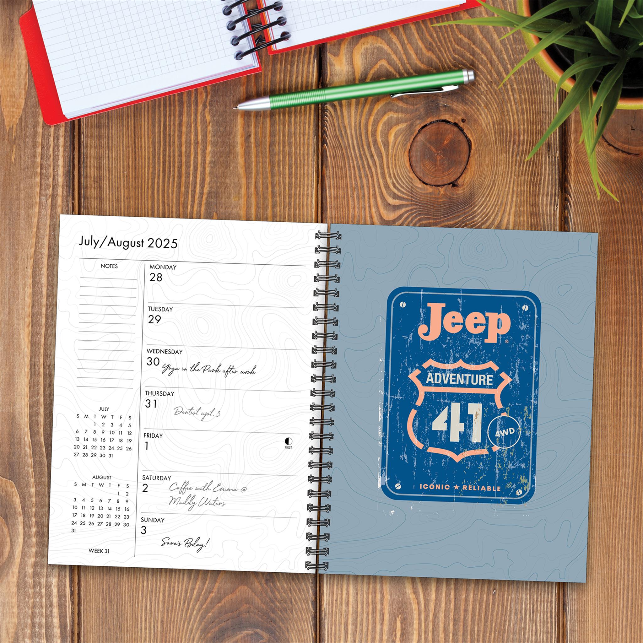 Jeep Engagement 2025 Calendar - Online Exclusive