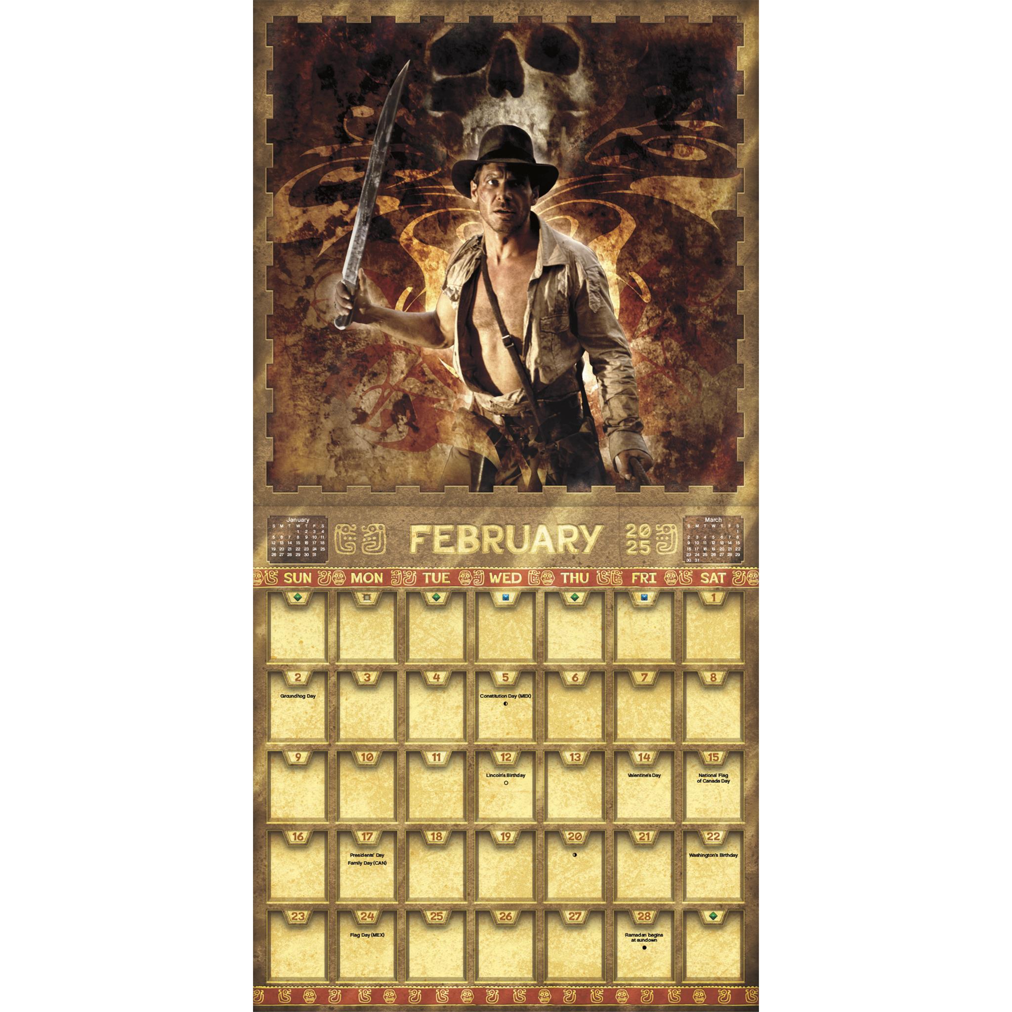 Indiana Jones Classic Wall 2025 Calendar - Online Exclusive