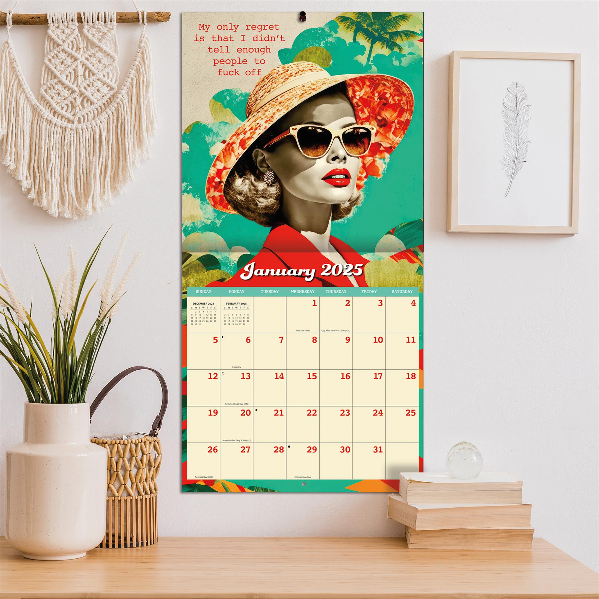 Bitch Please Wall 2025 Calendar - Online Exclusive